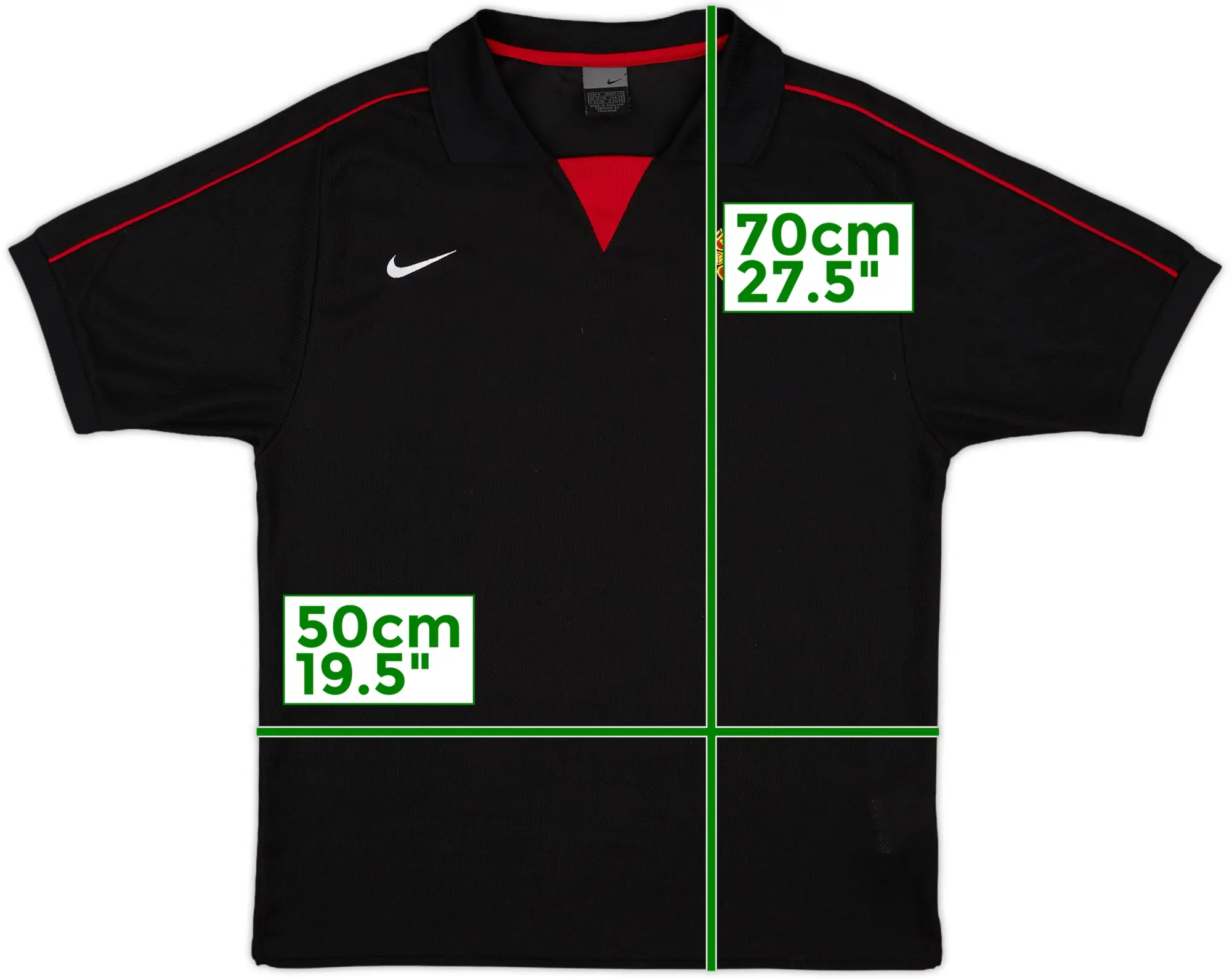 Nike Manchester United Mens SS Home Shirt 2002/04