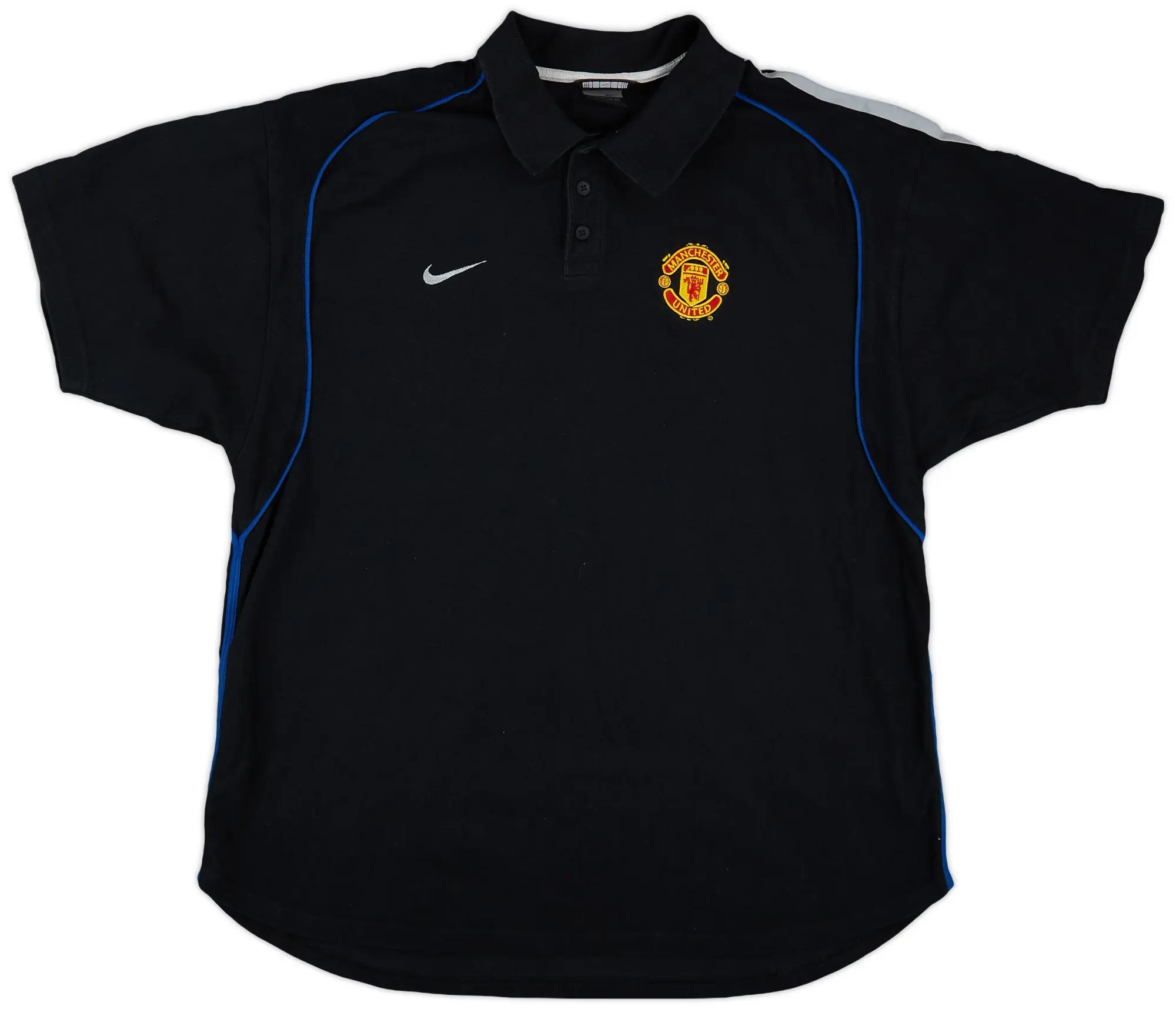2002-03 Manchester United Nike Polo Shirt - 9/10 - (XL)