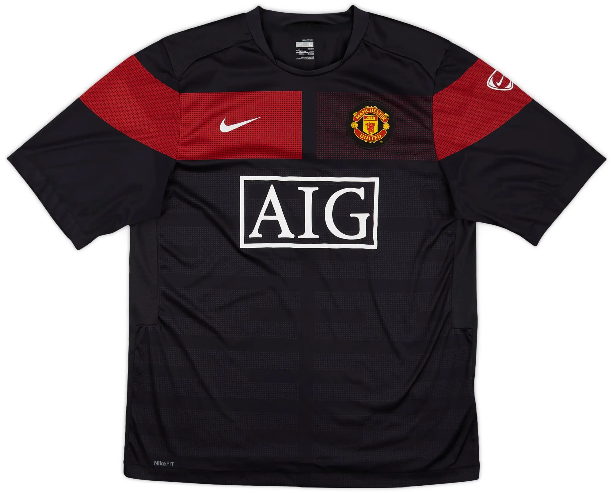 2009-10 Manchester United Nike Polo Shirt - 9/10 - (M)