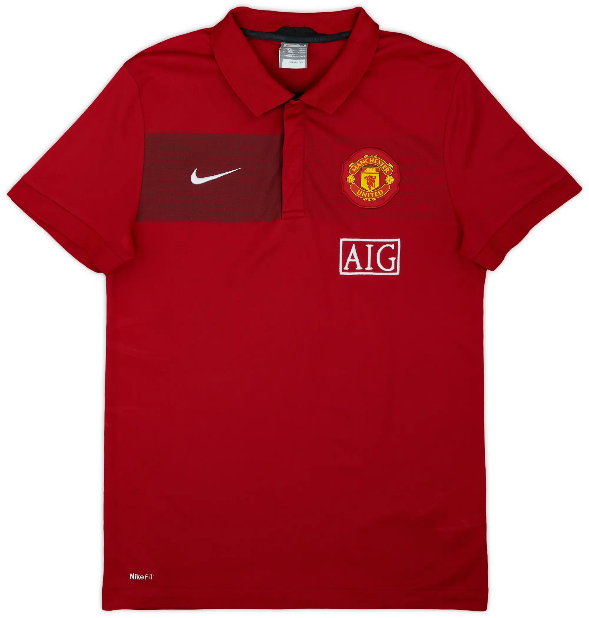 2009-10 Manchester United Nike Polo Shirt - 9/10 - (M)