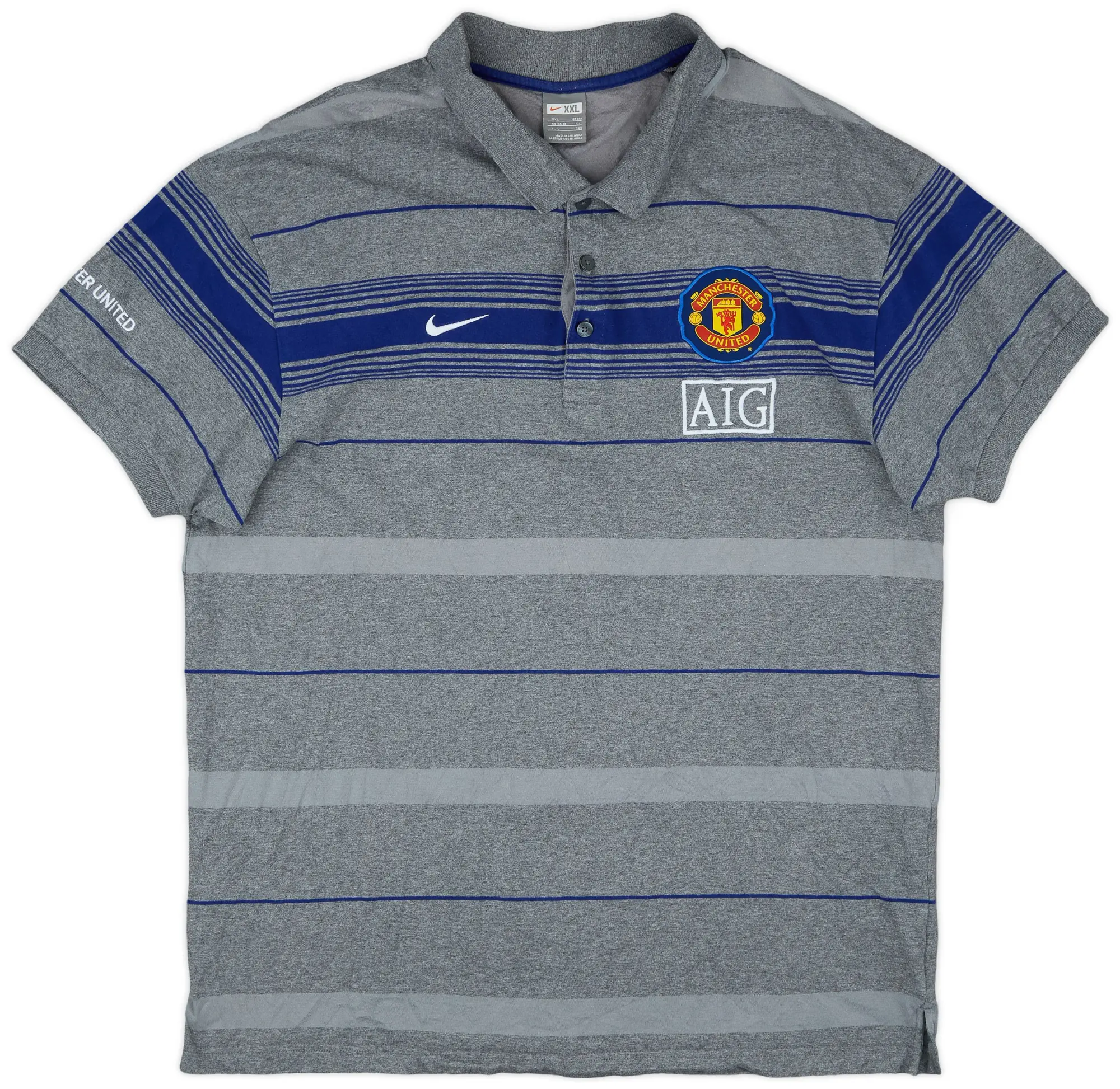 2009-10 Manchester United Nike Polo Shirt - 9/10 - (M)