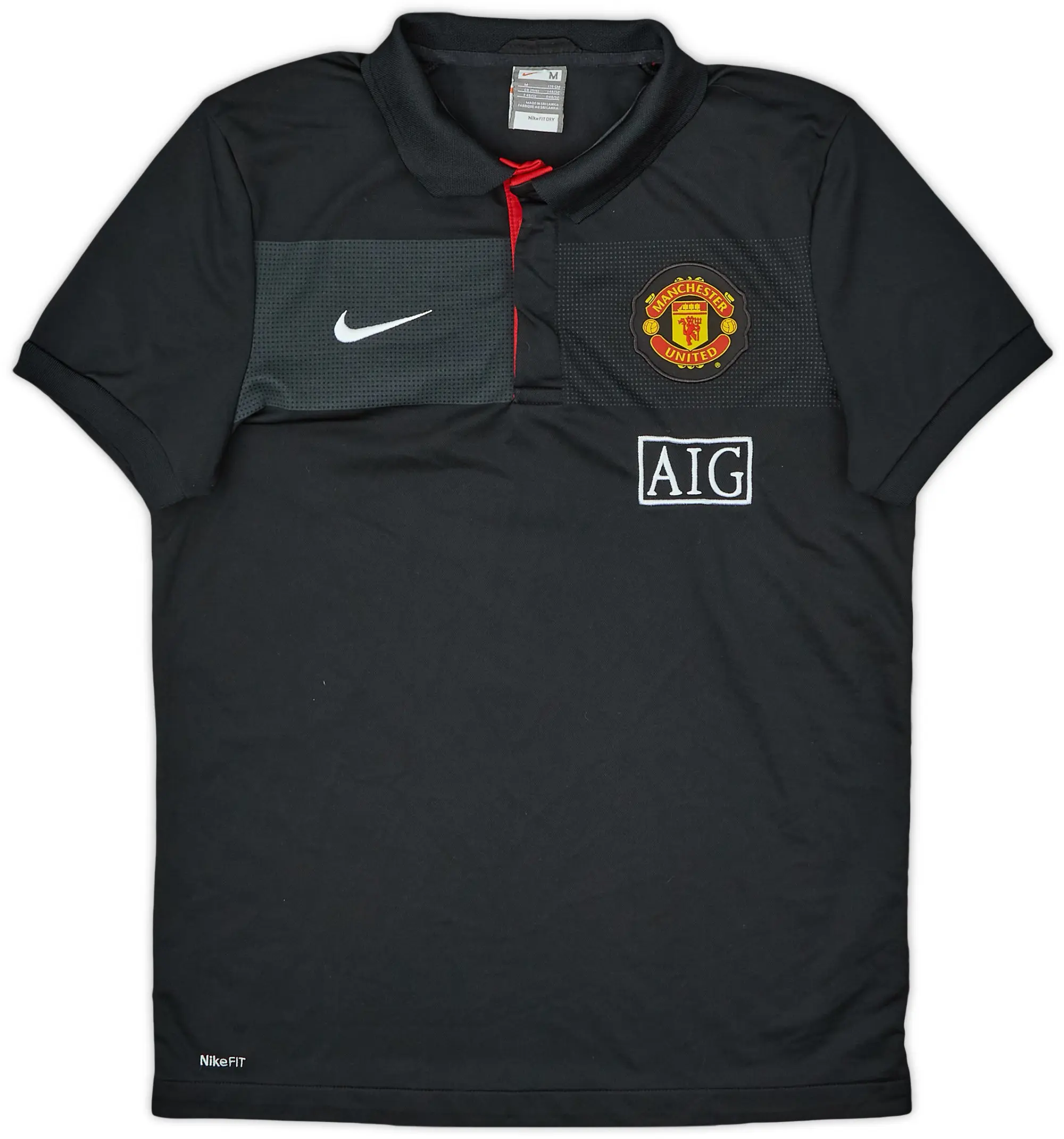 2009-10 Manchester United Nike Polo Shirt - 9/10 - (M)