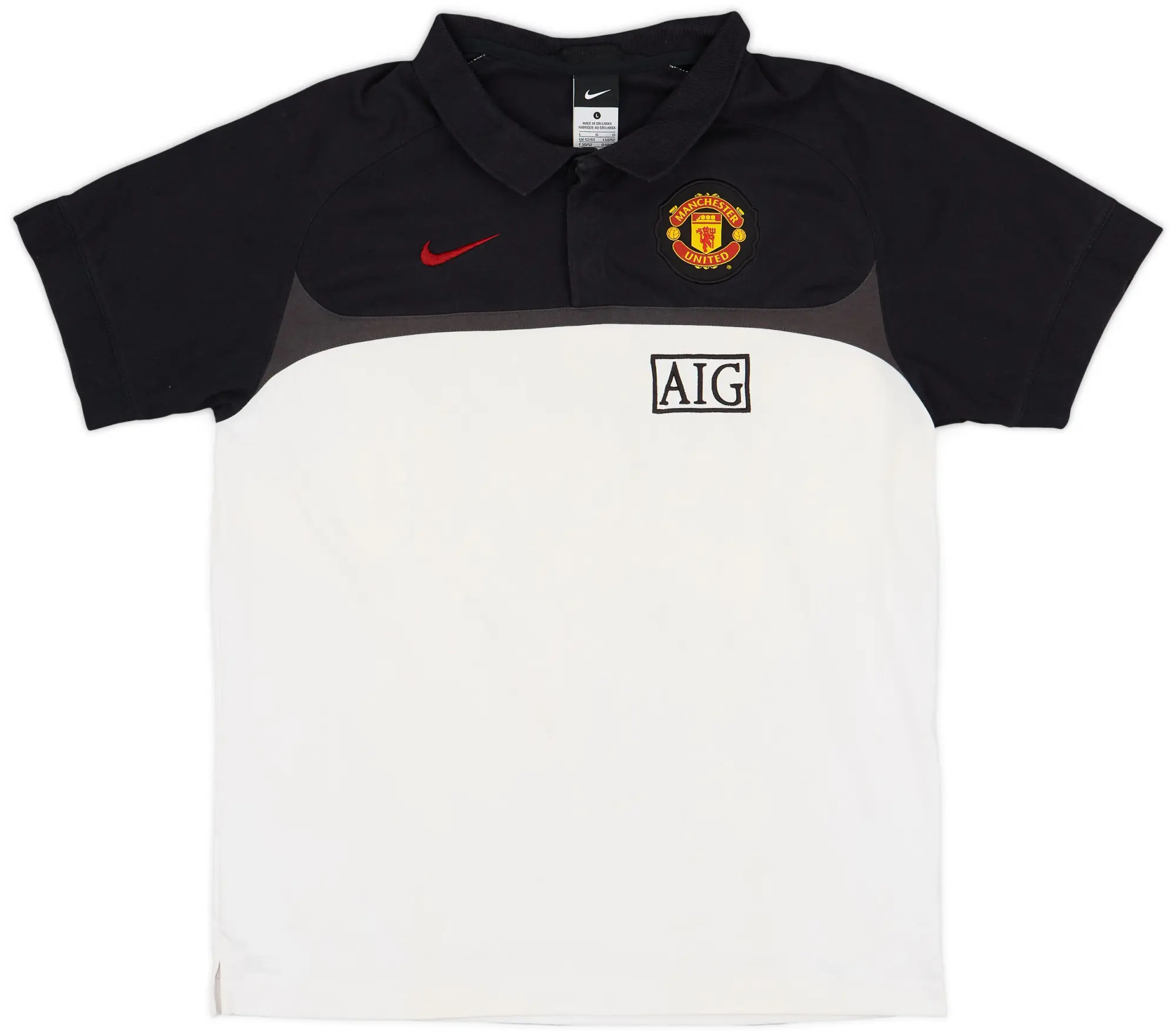 2010-11 Manchester United Nike Polo Shirt - 9/10 - (XL)