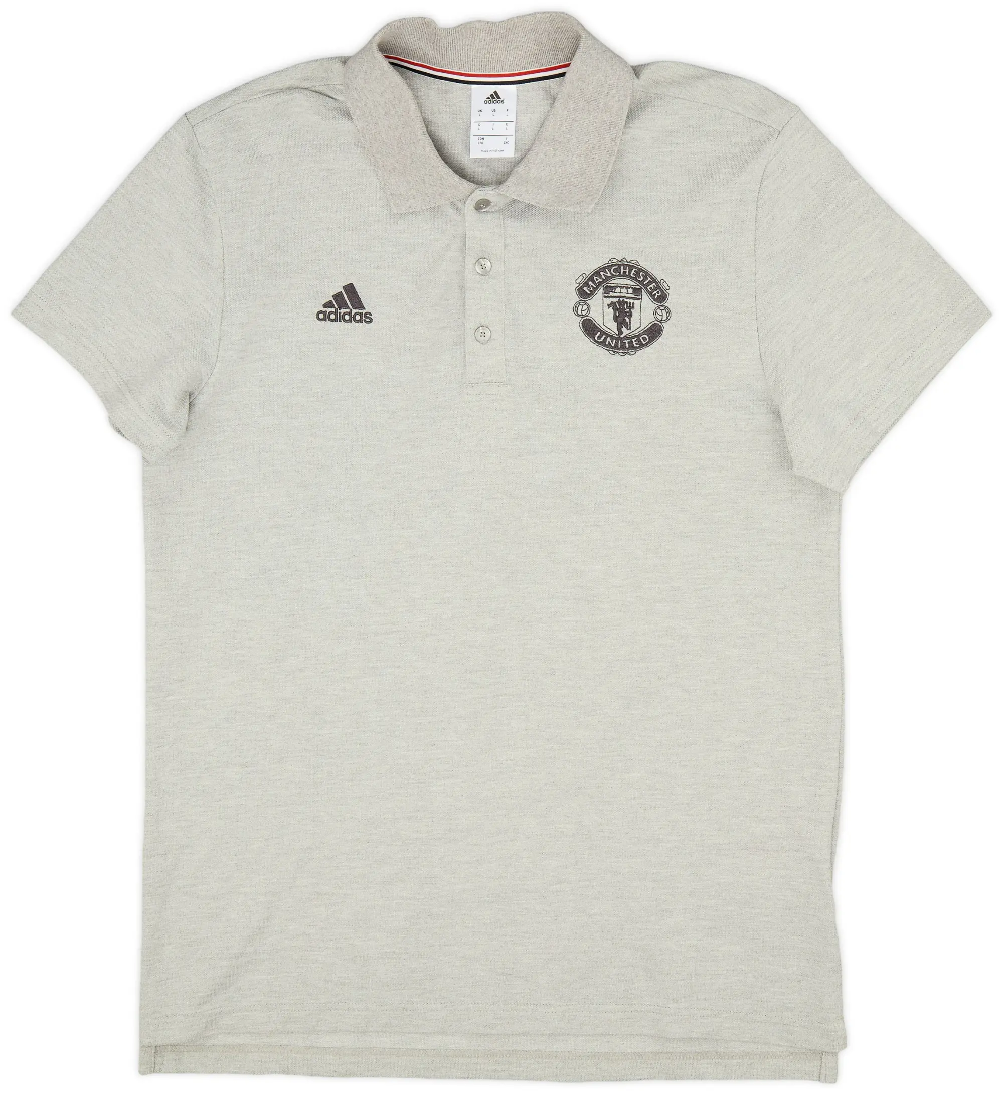 2015-16 Manchester United adidas Polo Shirt - 9/10 - (L)