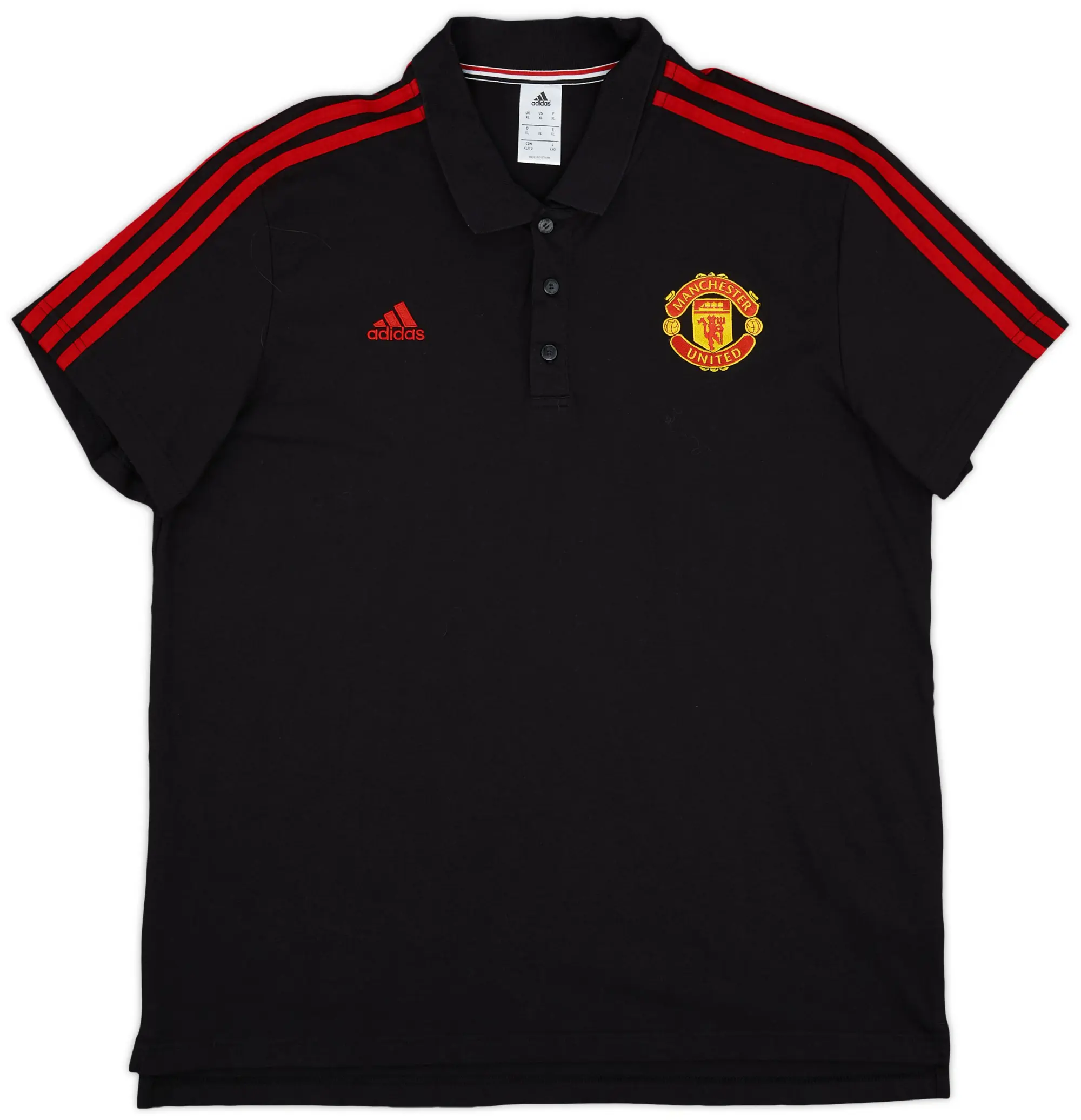 2015-16 Manchester United adidas Polo Shirt - 9/10 - (XL)