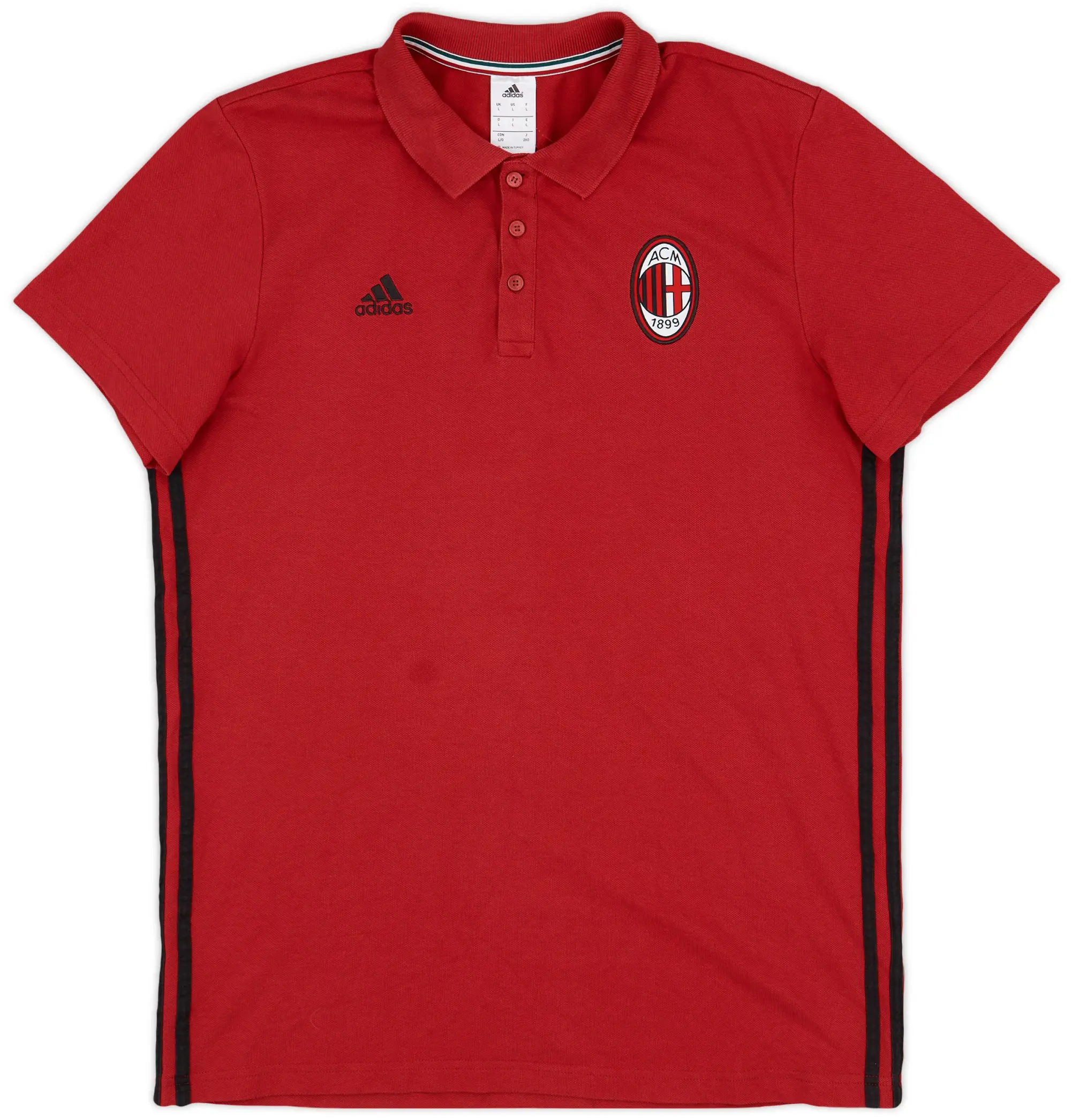 2016-17 Manchester United adidas Polo Shirt - 7/10 - (L)