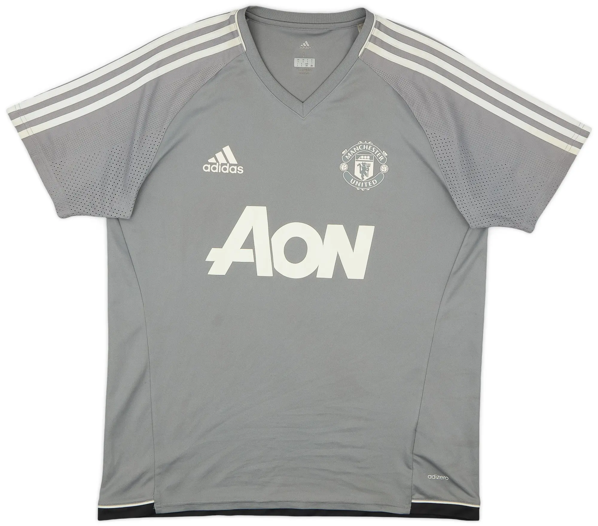 adidas 2017-18 Manchester United adizero Training Shirt - 7/10 - (L)