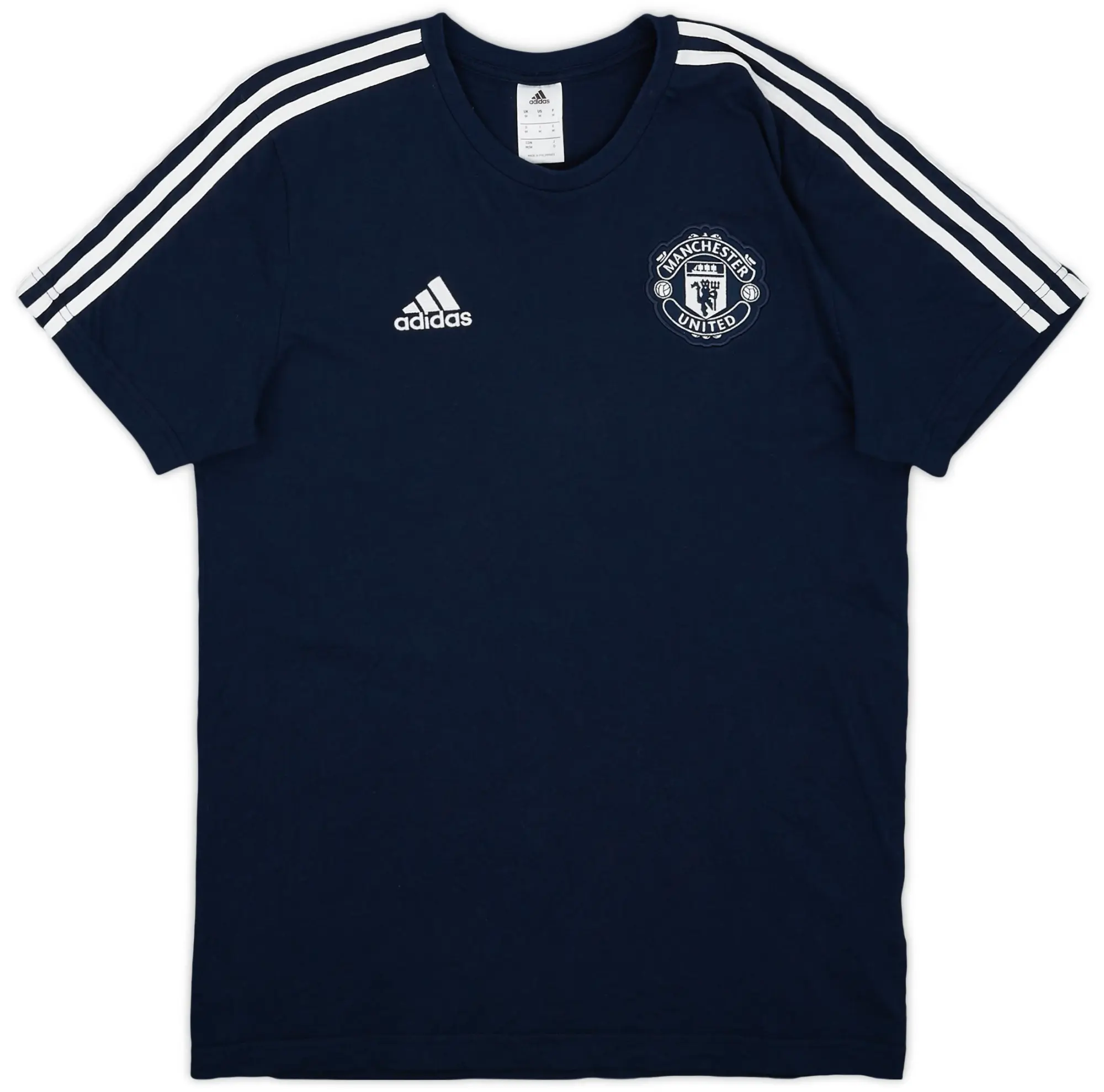 2018-19 Manchester United adidas Cotton Tee - 8/10 - (M)