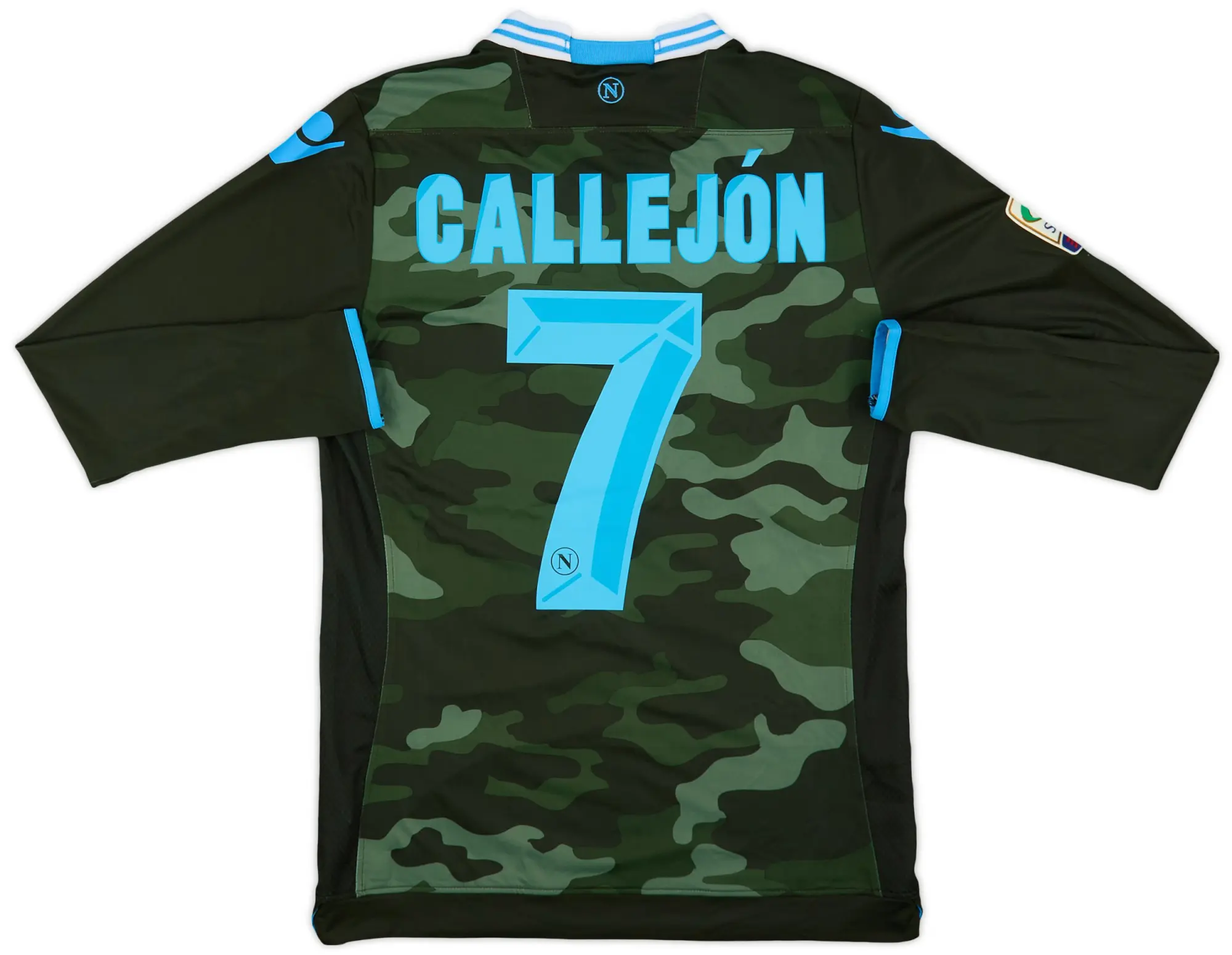 Macron 2013-14 Napoli Match Issue Away Shirt Callejon #7