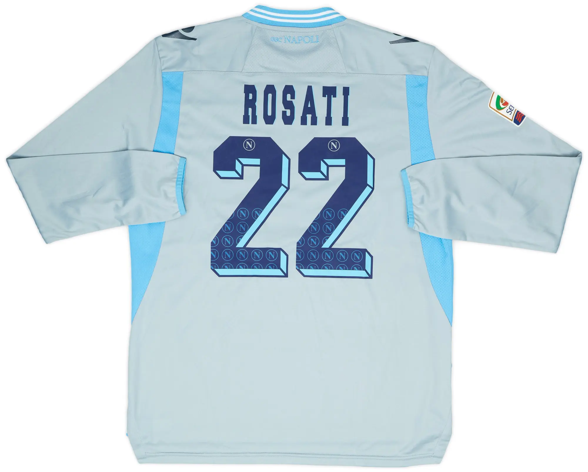 Macron 2012-13 Napoli Match Issue GK Shirt Rosati #22