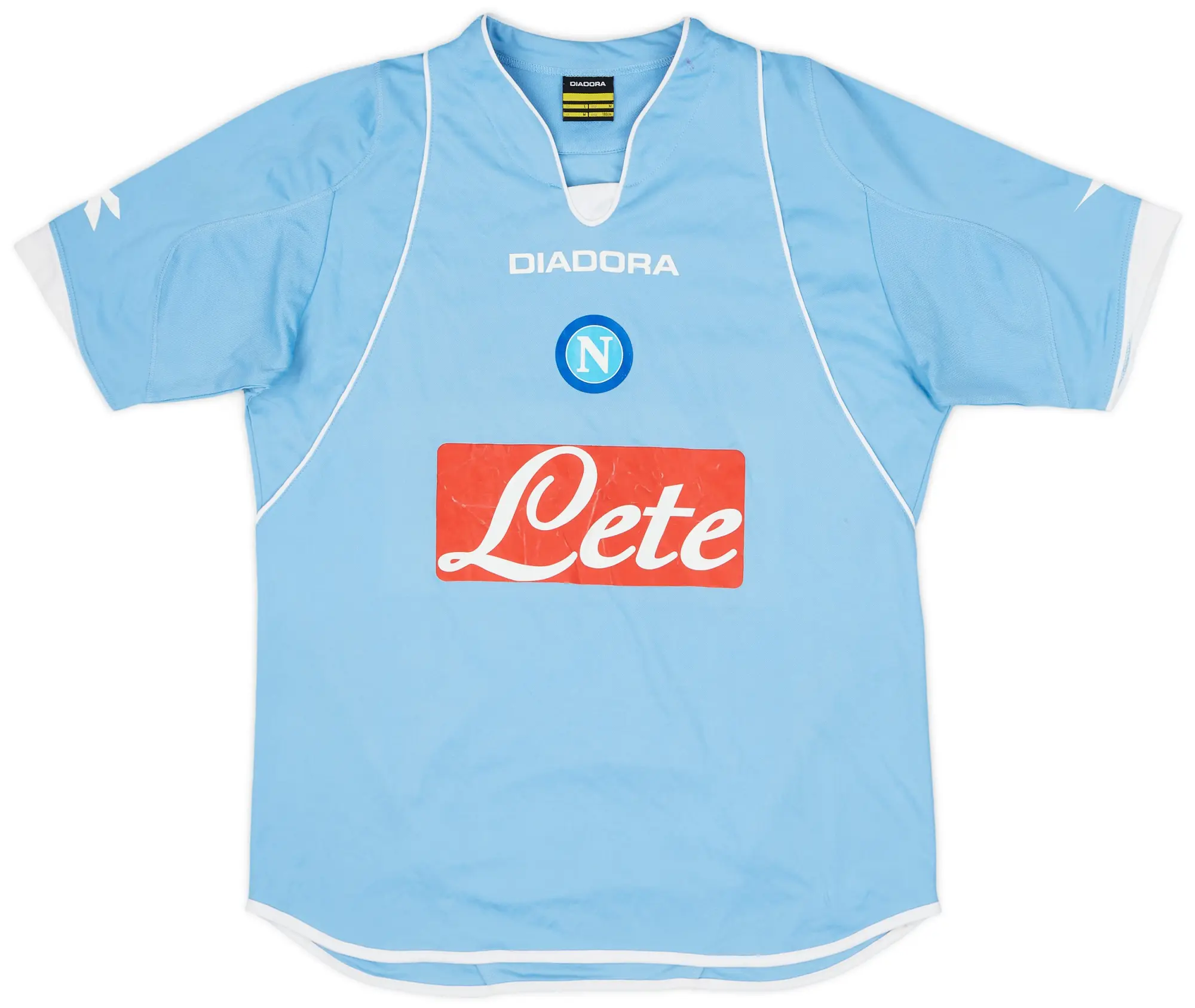 Diadora 2007-08 Napoli Home Shirt - 6/10 - (M)