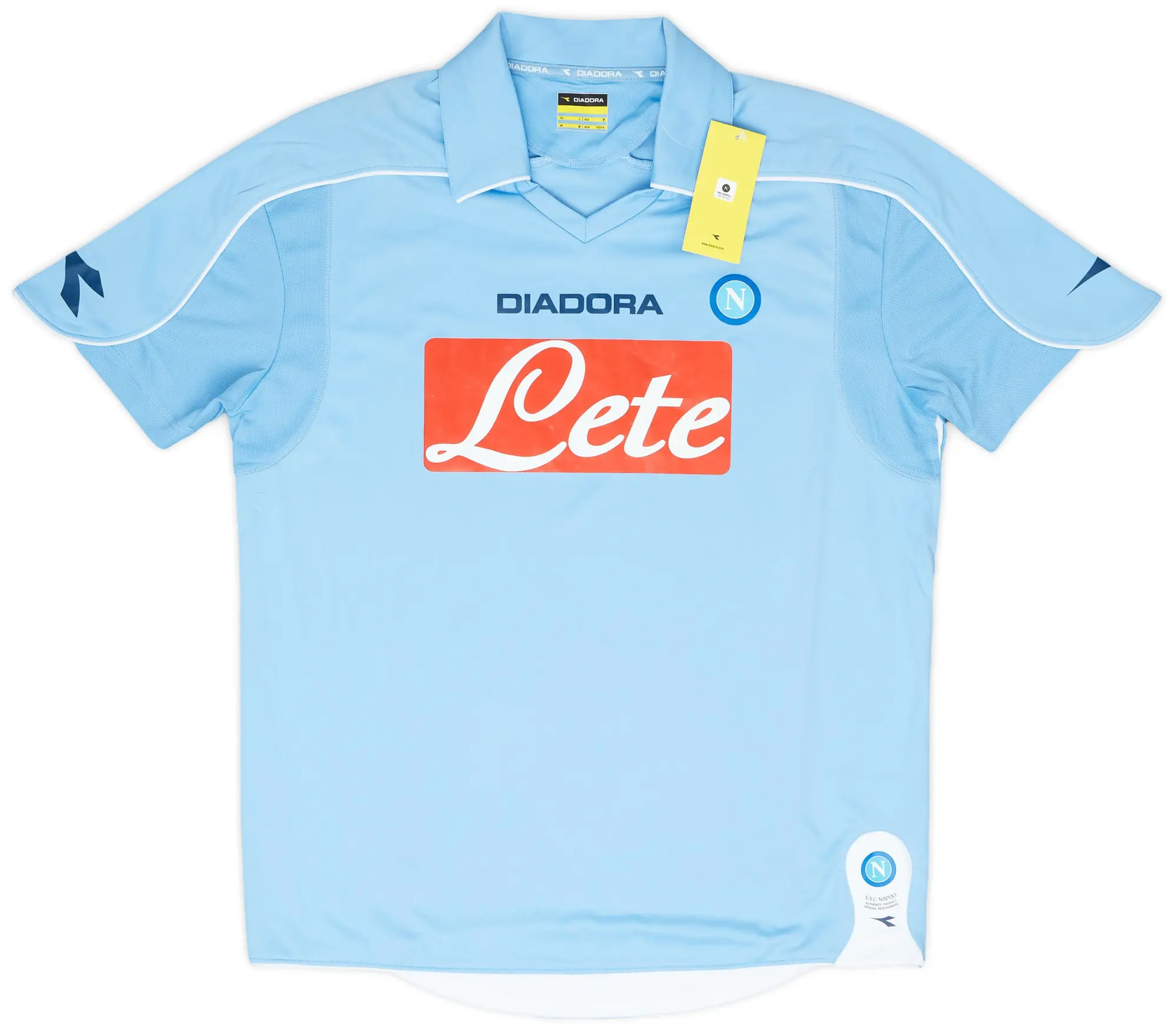 Diadora 2008-09 Napoli Home Shirt (M)