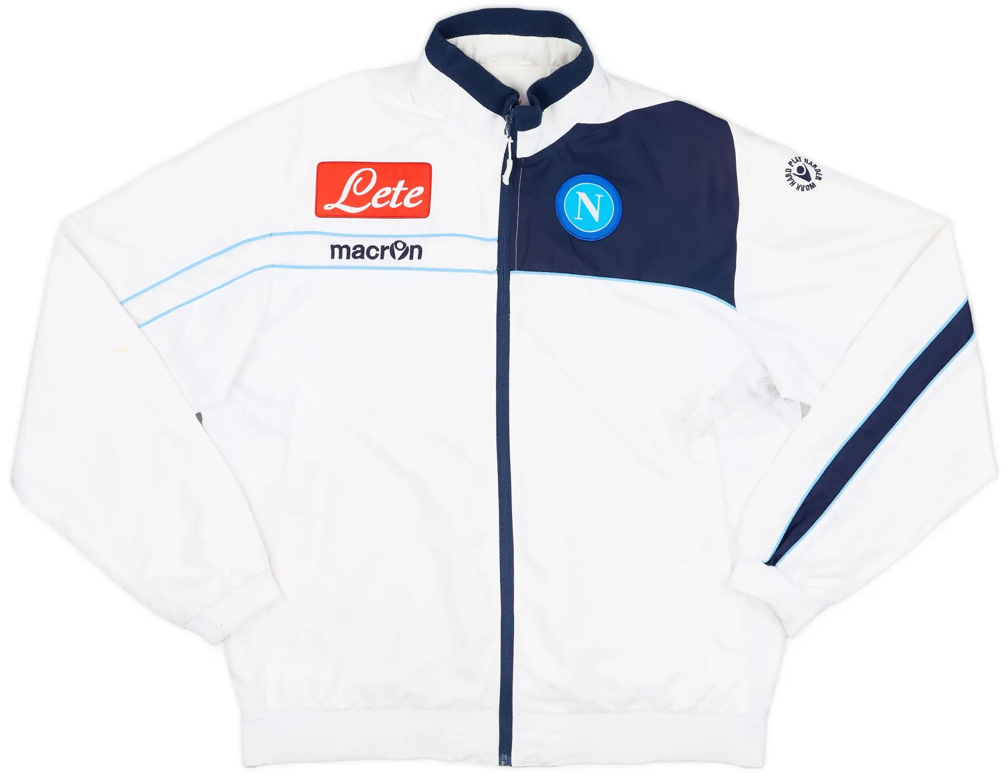 2011-12 Napoli Macron Track Jacket - 6/10 - (XL)