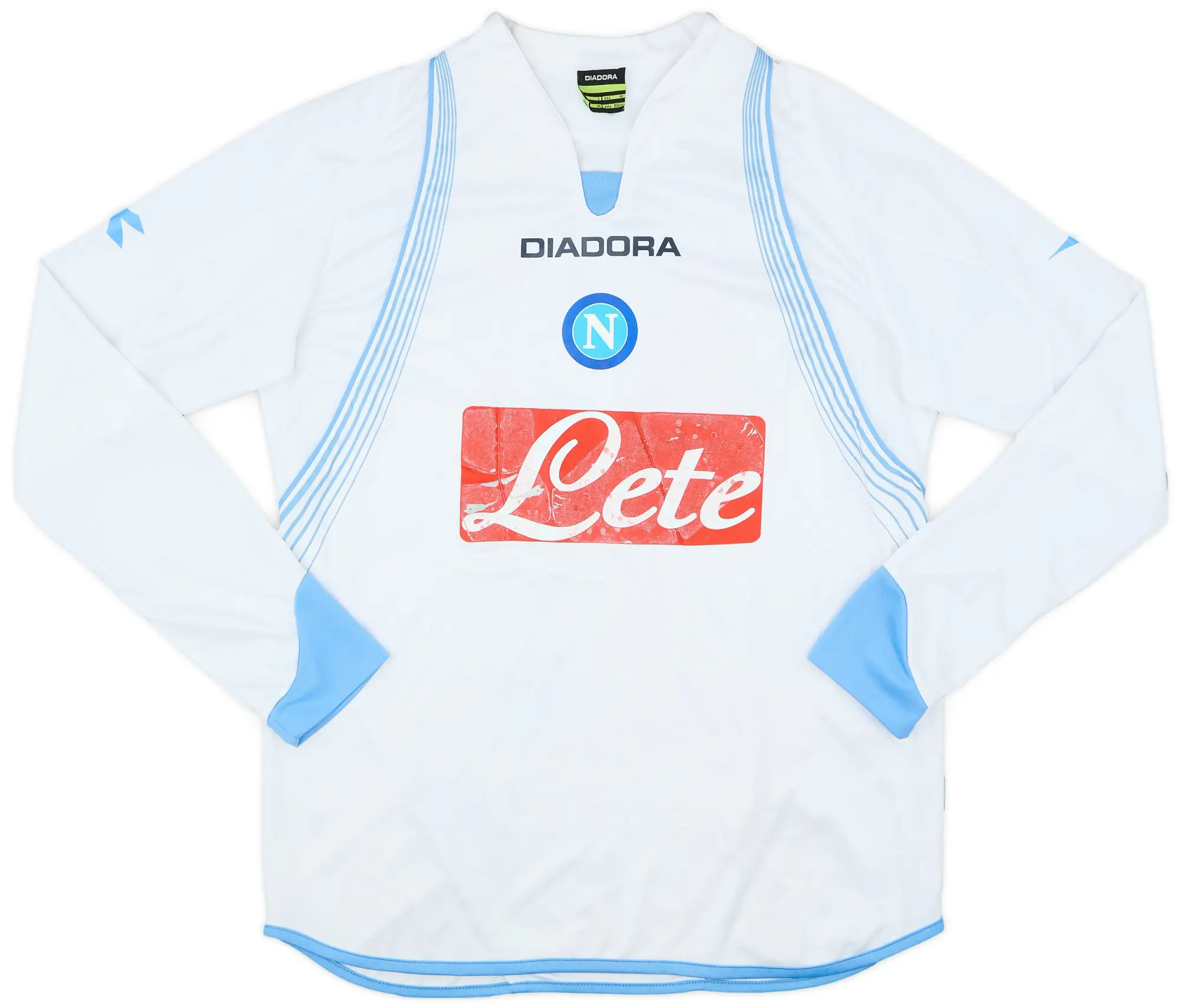 Diadora 2007-08 Napoli Third L/S Shirt - 5/10 - (M)