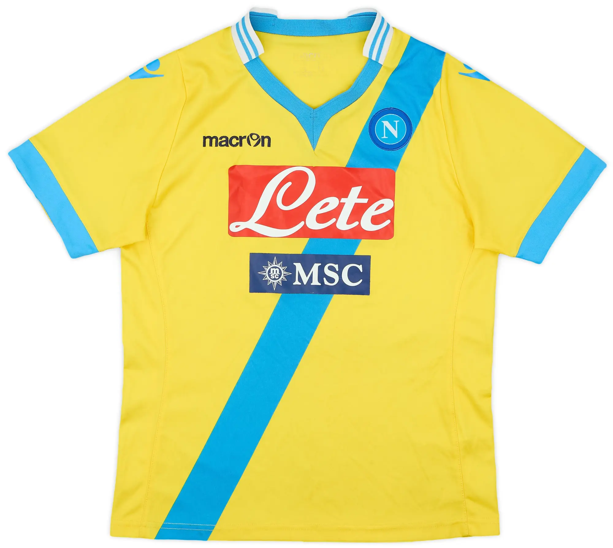 Macron 2013-14 Napoli Third Shirt - 5/10 - (XL.Boys)