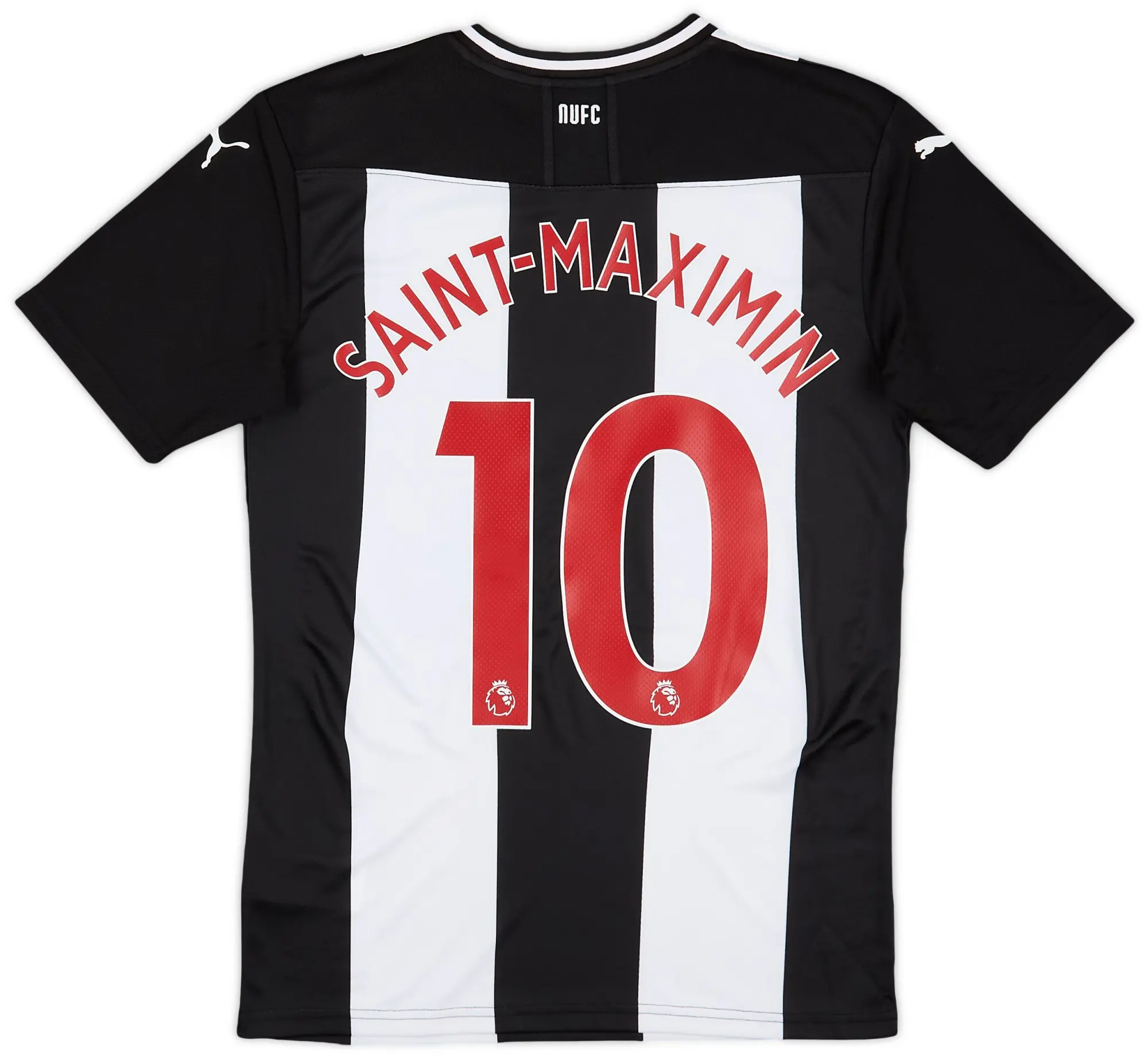 Puma 2019-20 Newcastle Player Issue Home Shirt Saint-Maximin #10 (S)