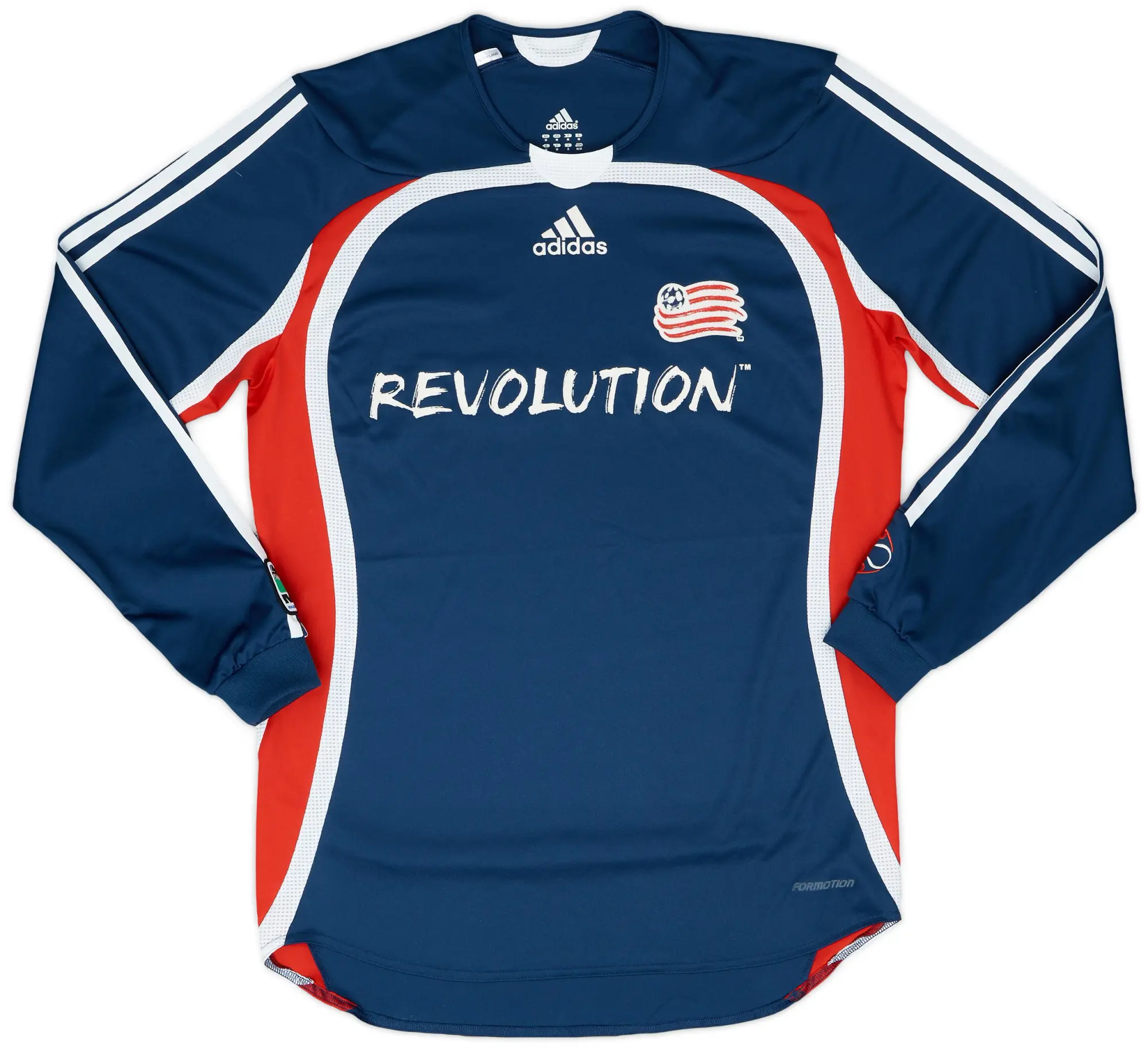 adidas 2006 New England Revolution Home L/S Shirt - 8/10 - (M)