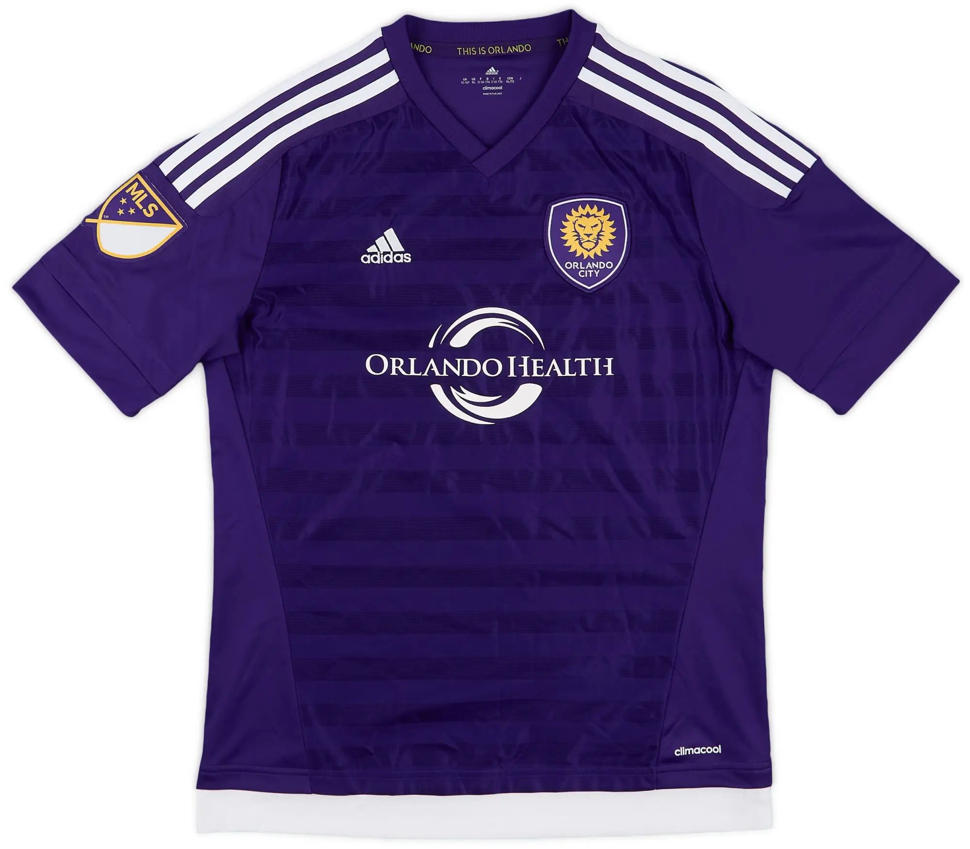 adidas 2015-16 Orlando City Home Shirt - 9/10 - (XL.Boys)