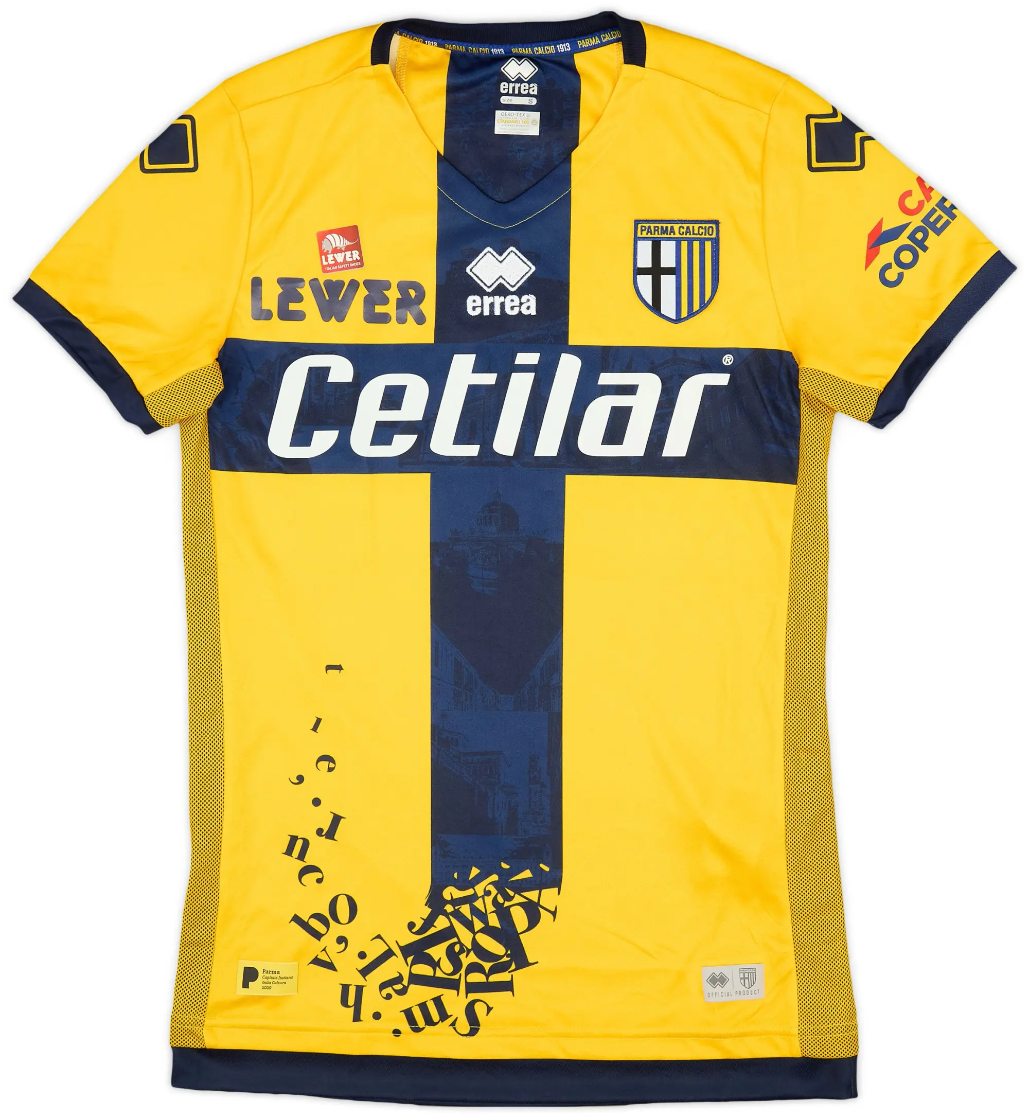 Errea 2019-20 Parma Special Edition 'Capitale della Cultura' Away Shirt - 9/10 - (S)