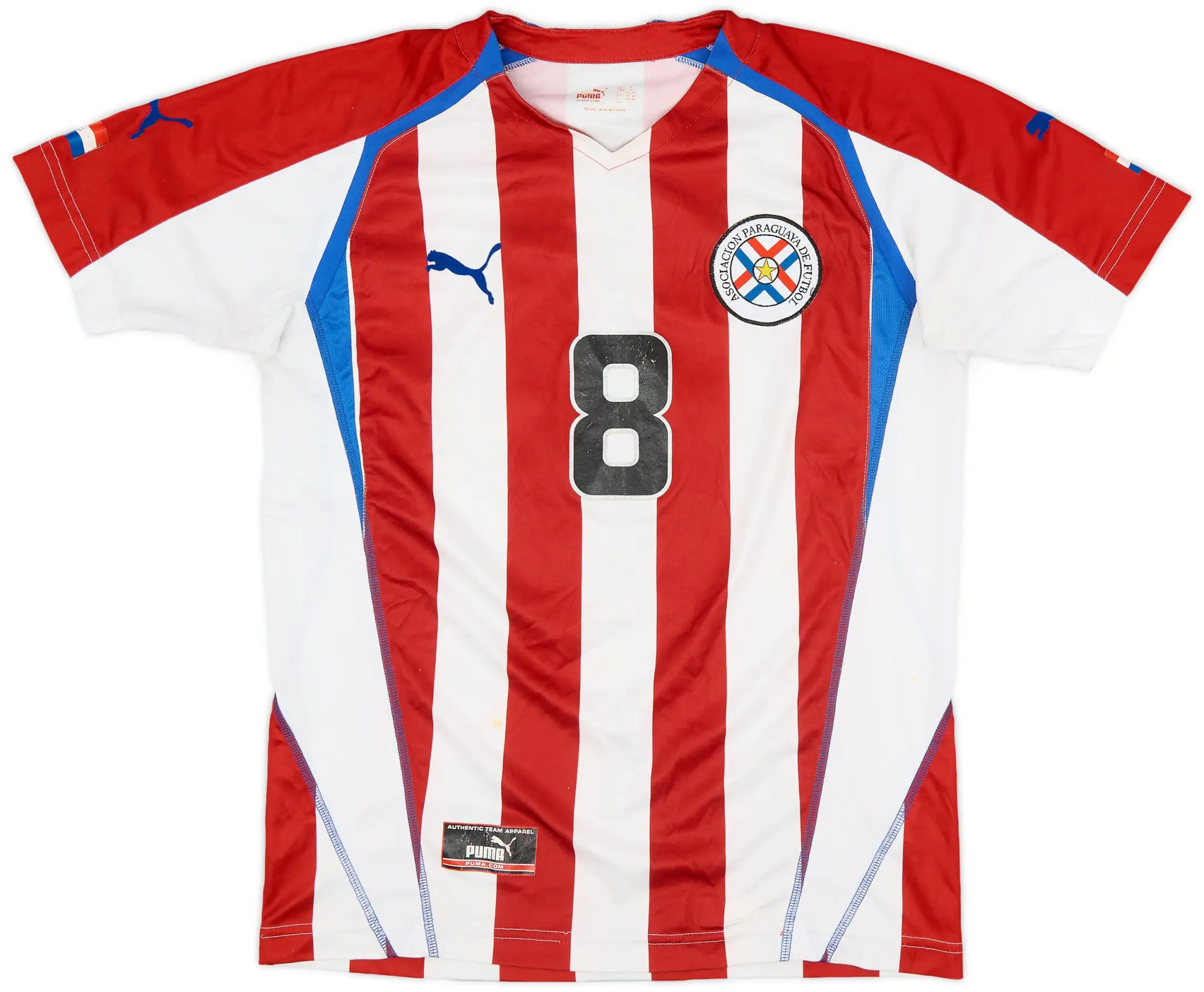 Puma 2004-06 Paraguay Home Shirt #8 - 5/10 - (S)