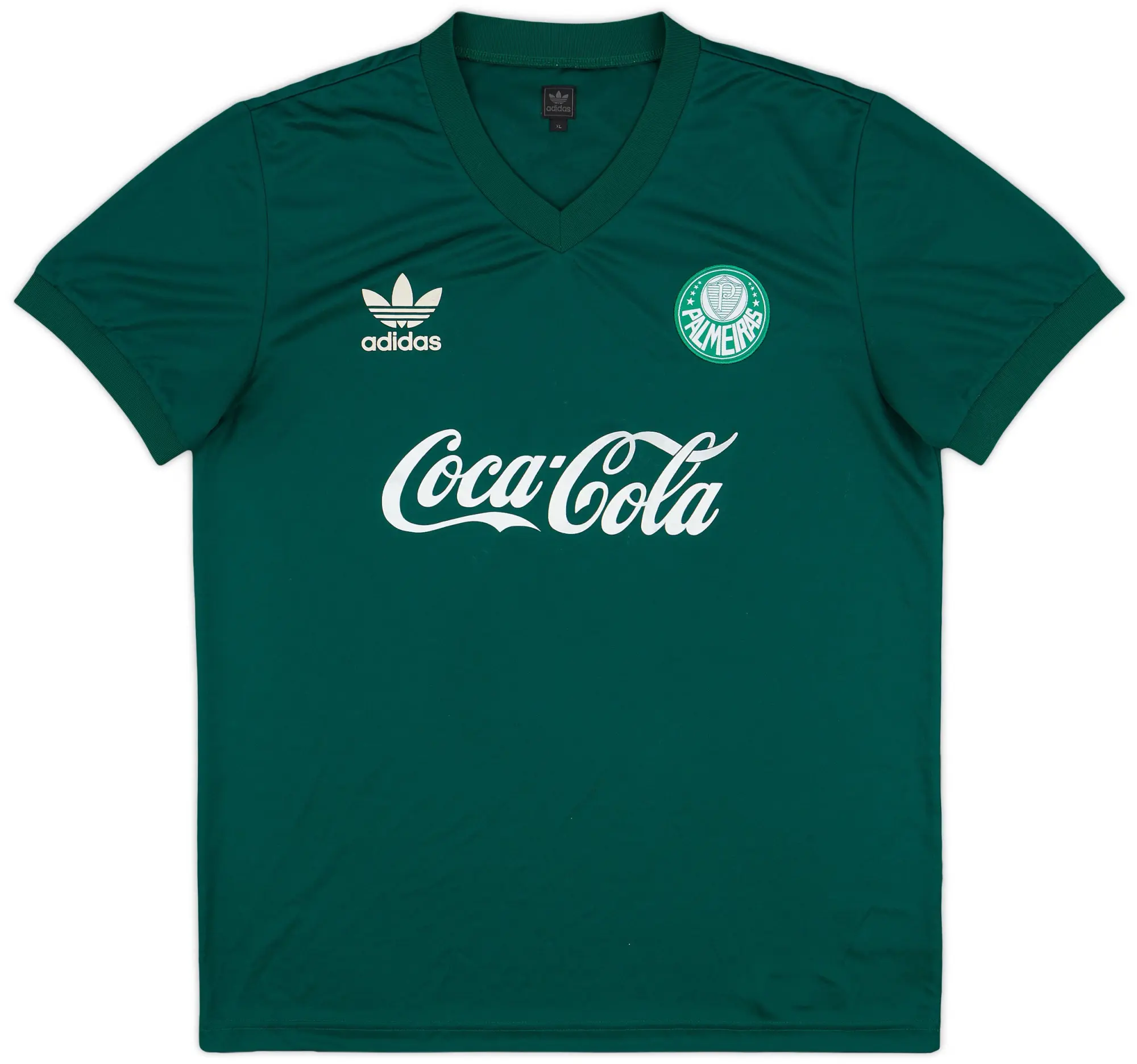 adidas Originals 2008 Palmeiras Retro 1990 Shirt #10 - 6/10 - (XL)