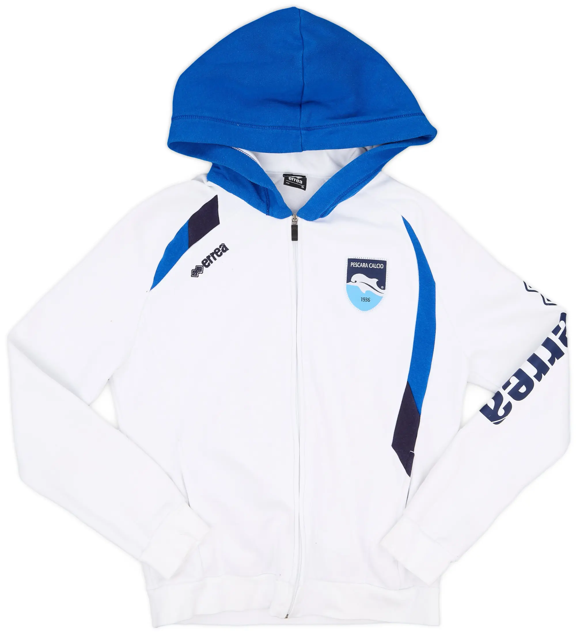 2015-16 Pescara Errea Zipped Hooded Sweat Top - 9/10 - (S)