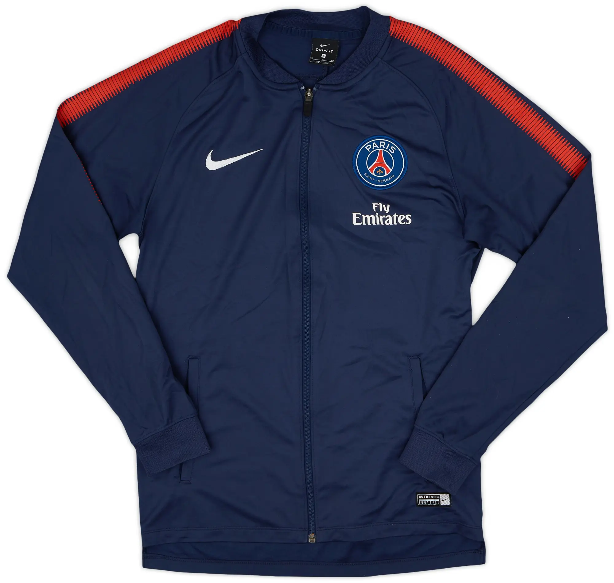 2017-18 Paris Saint-Germain Nike Track Jacket - 8/10 - (S)