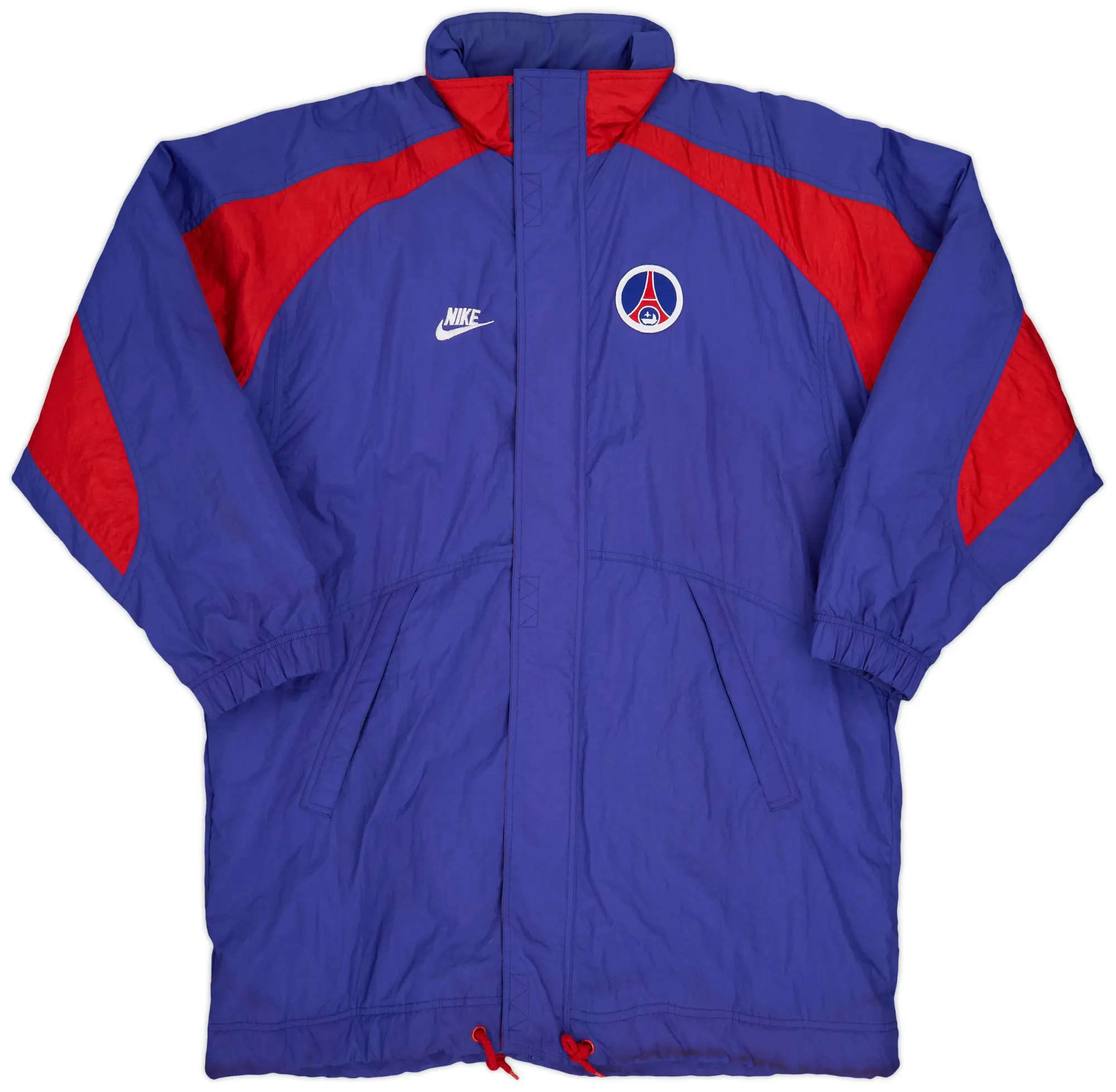 1995-96 Paris Saint-Germain Nike Padded Bench Coat - 9/10 - (L)