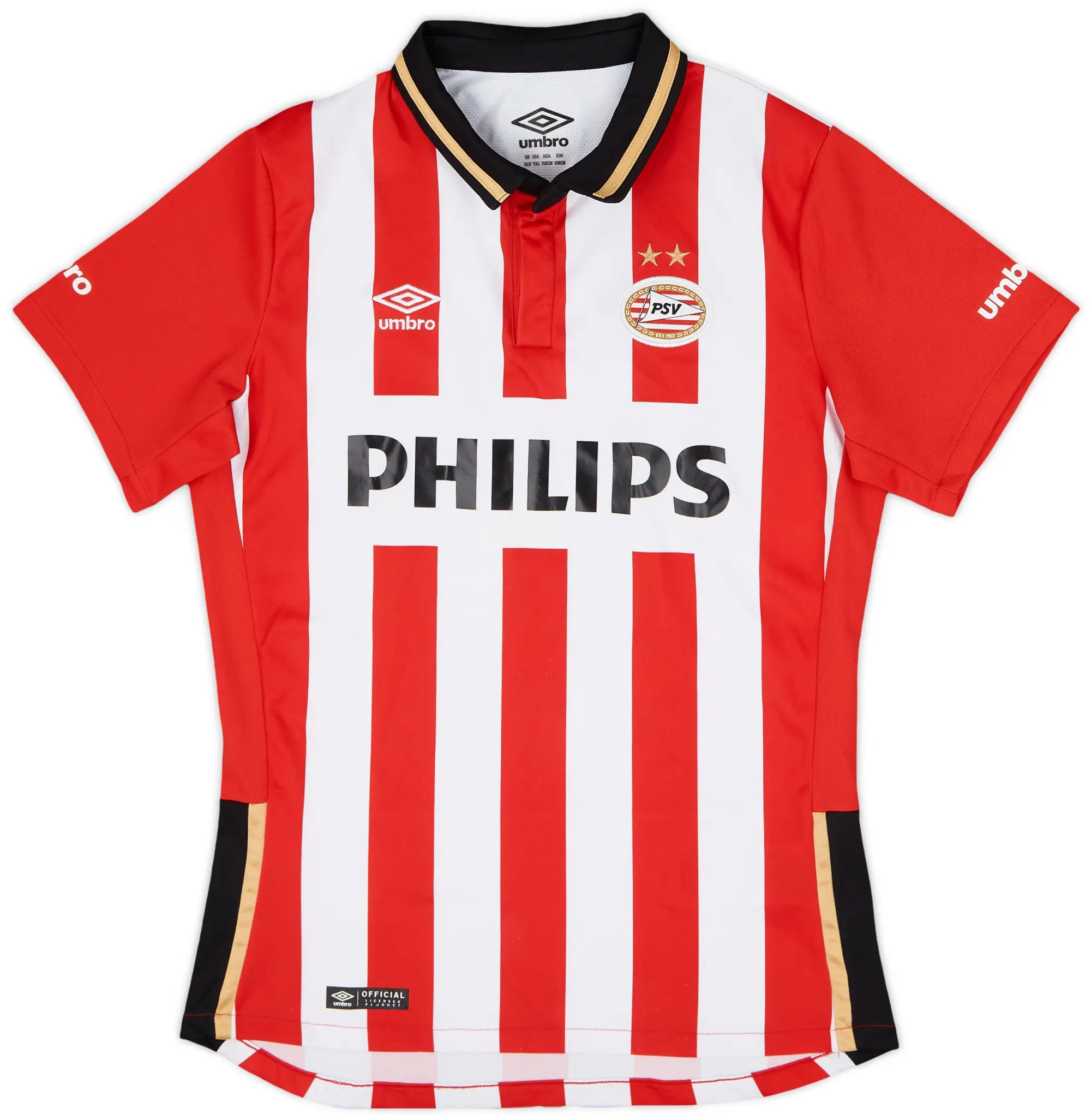 Umbro 2015-16 PSV Home Shirt - 7/10 - (XL.Boys)