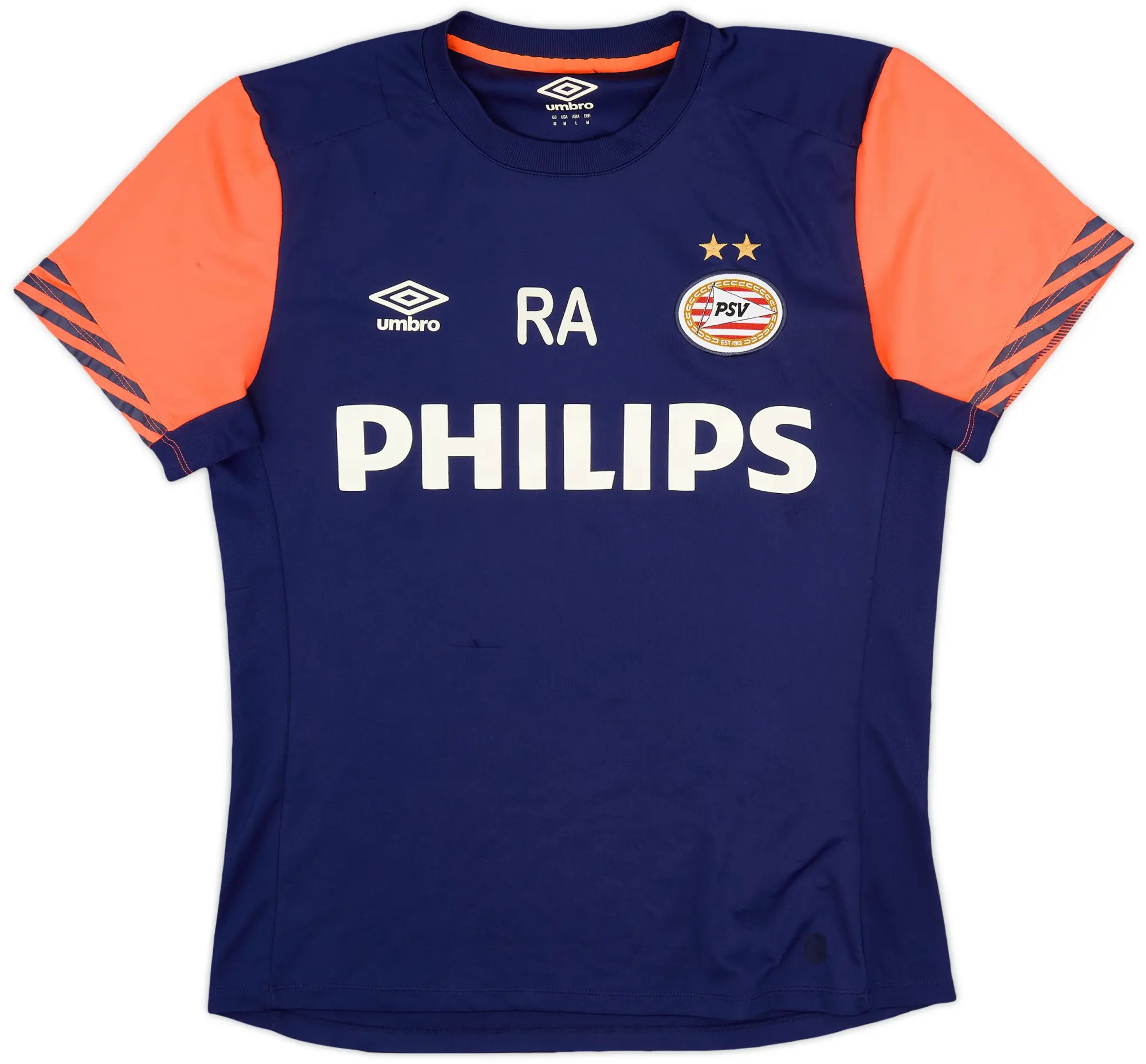 2015-16 PSV Staff Issue Umbro Training Shirt 'RA' - 8/10 - (M)