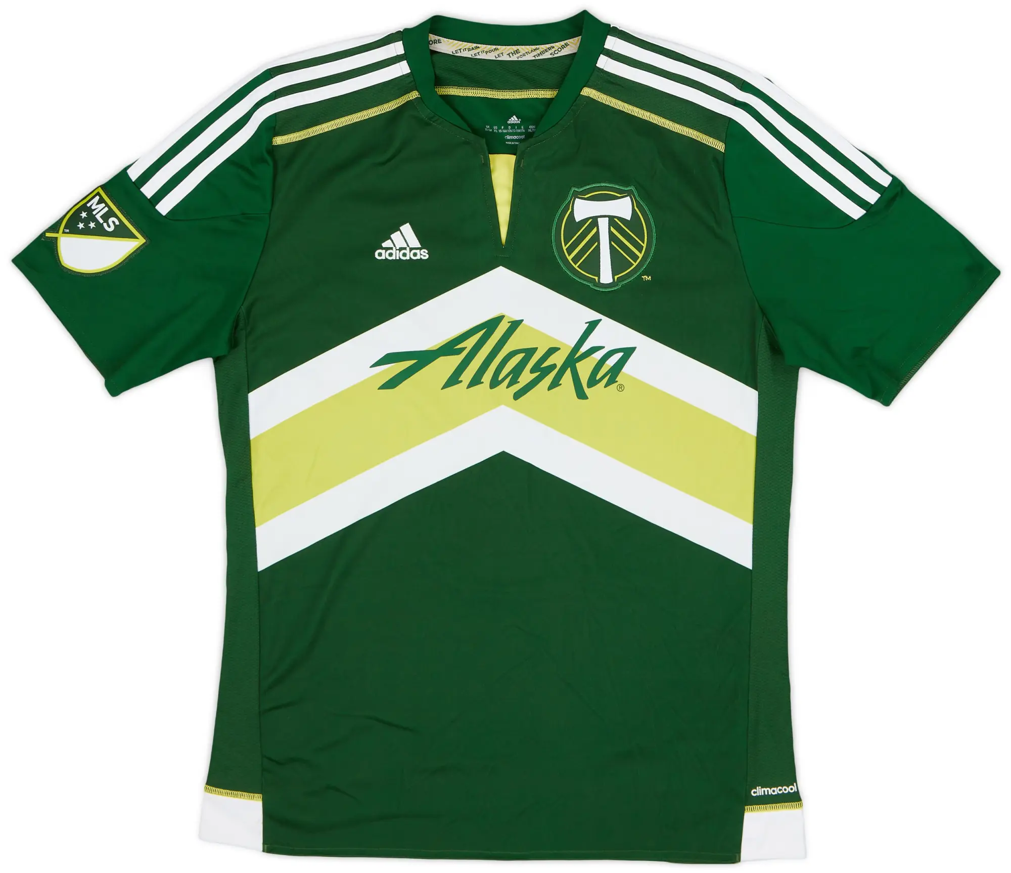 adidas 2015 Portland Timbers Home Shirt - 8/10 - (XL.Boys)