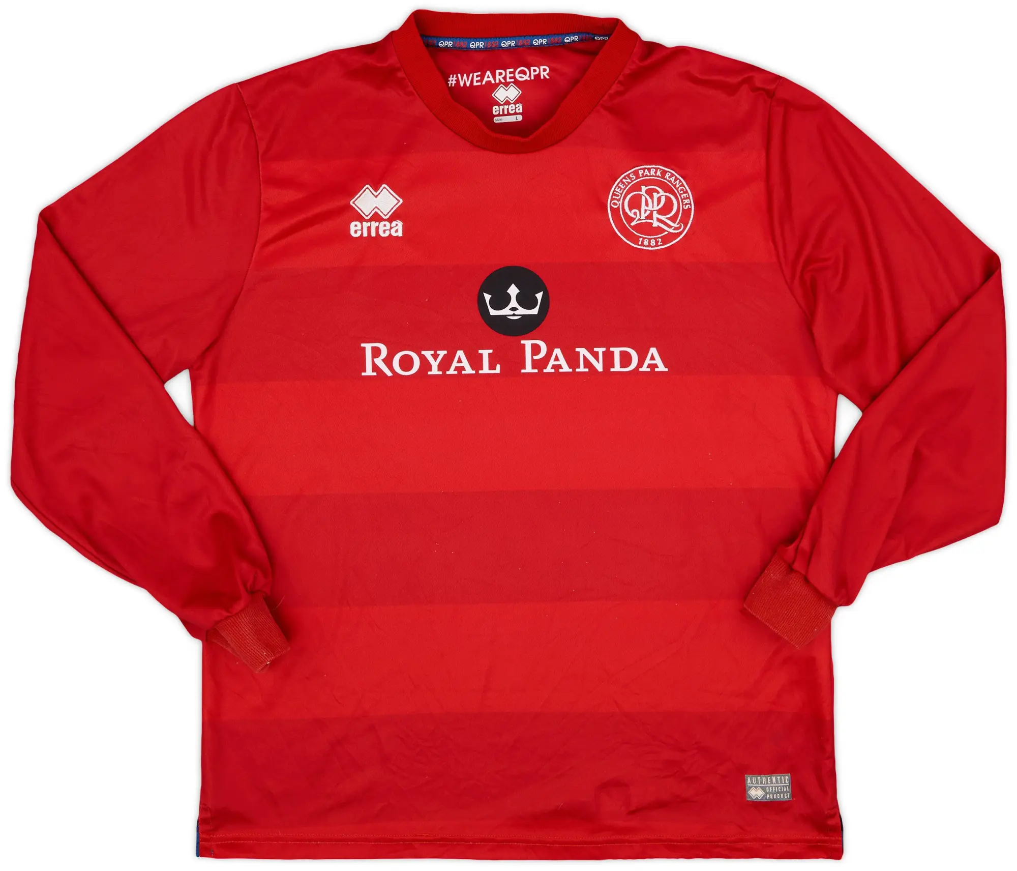Errea 2017-18 QPR GK Shirt - 9/10 - (L)