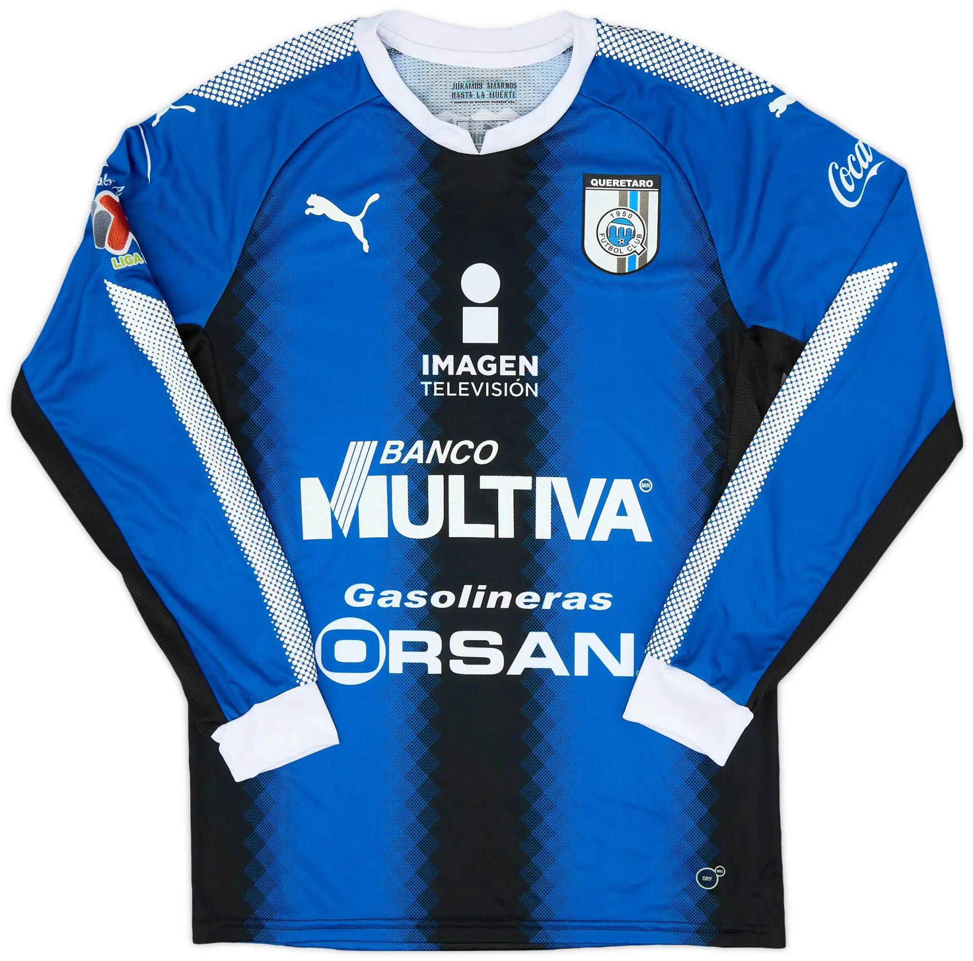 Puma 2017-18 Queretaro Home L/S Shirt - 9/10 - (S)