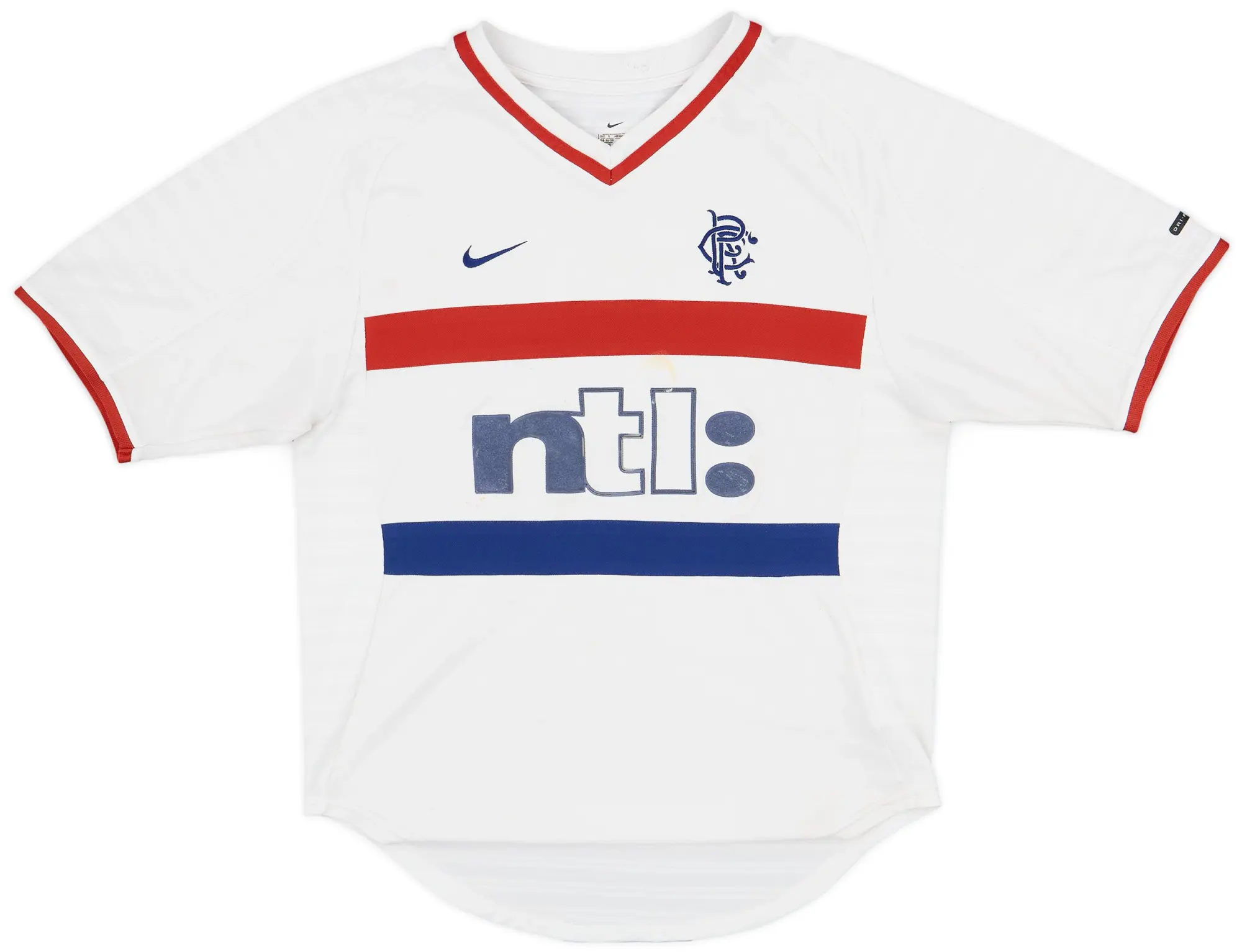 Nike Rangers Mens SS Away Shirt 2000/01