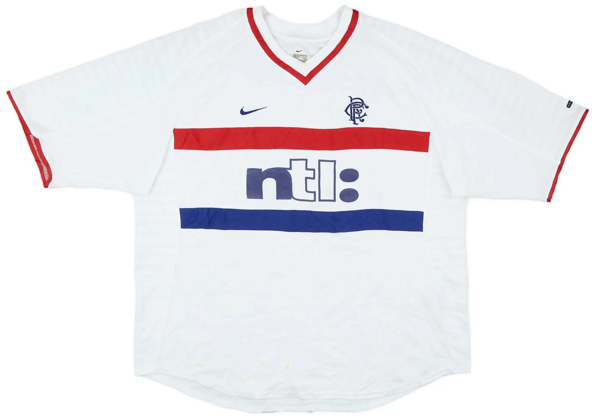 Nike 2000-01 Rangers Away Shirt - 6/10 - (XXL)