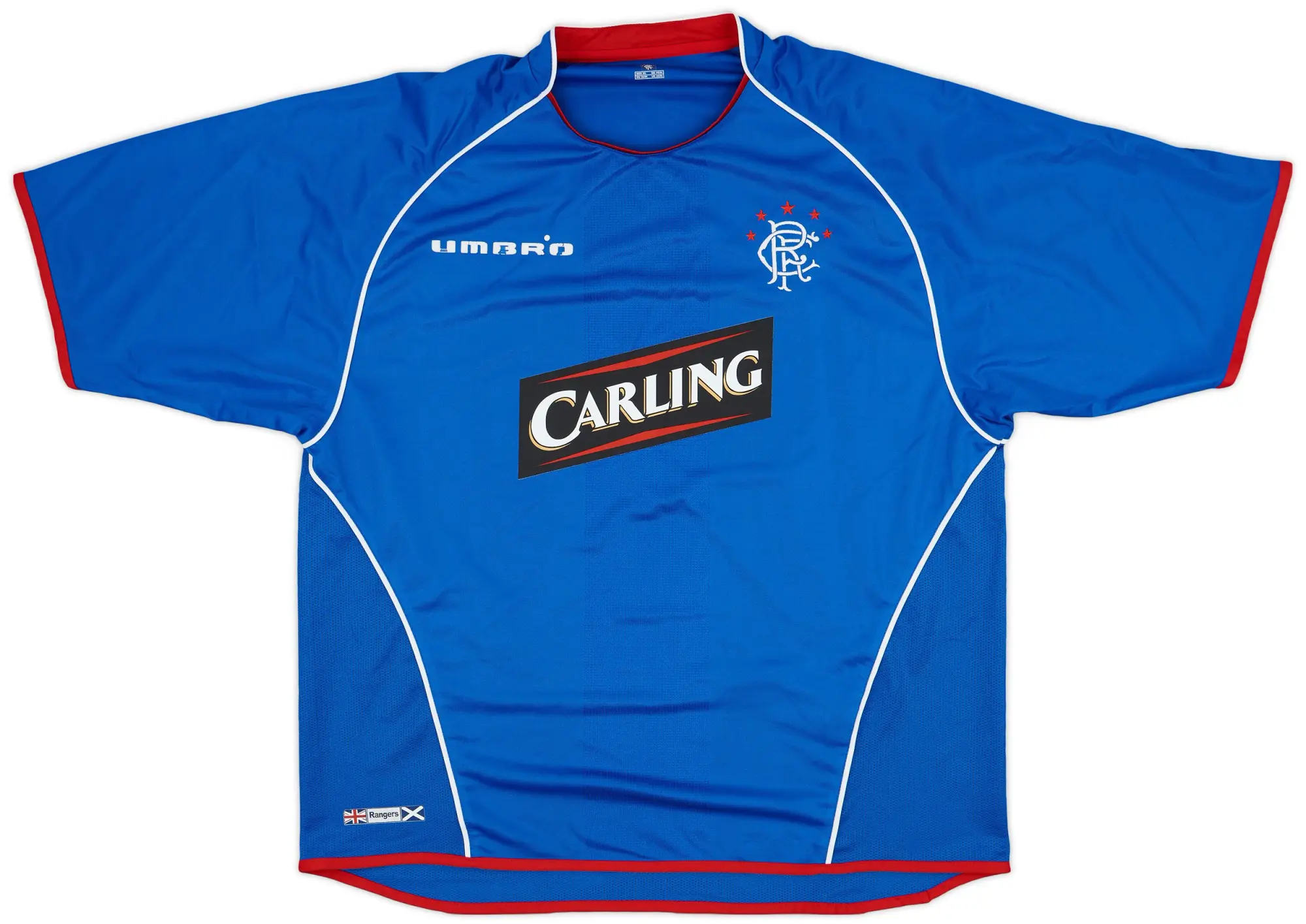 Umbro 2005-06 Rangers Home Shirt - 4/10 - (XL)