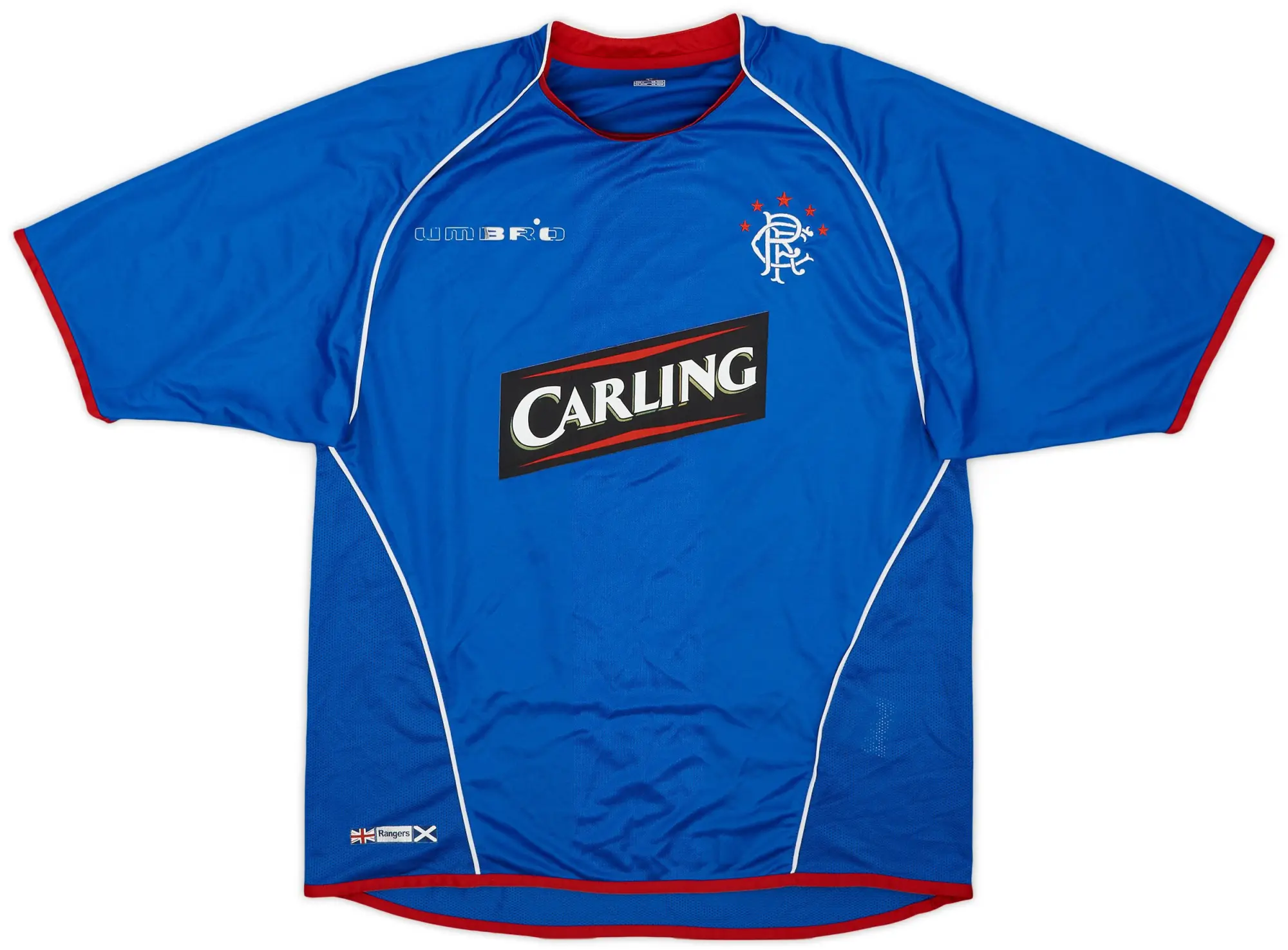 Umbro 2005-06 Rangers Home Shirt - 4/10 - (L)