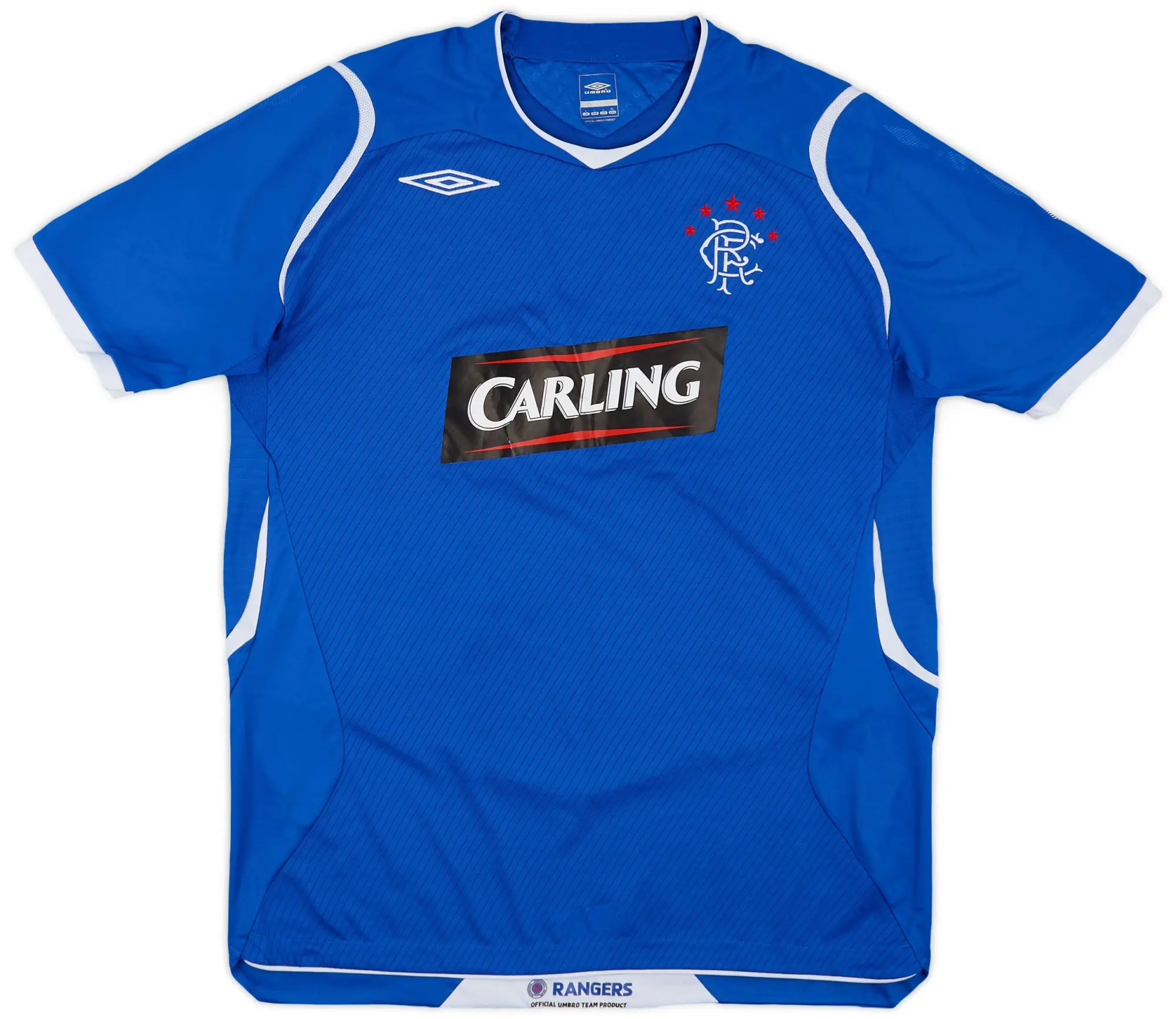 Umbro 2008-09 Rangers Home Shirt - 6/10 - (L)