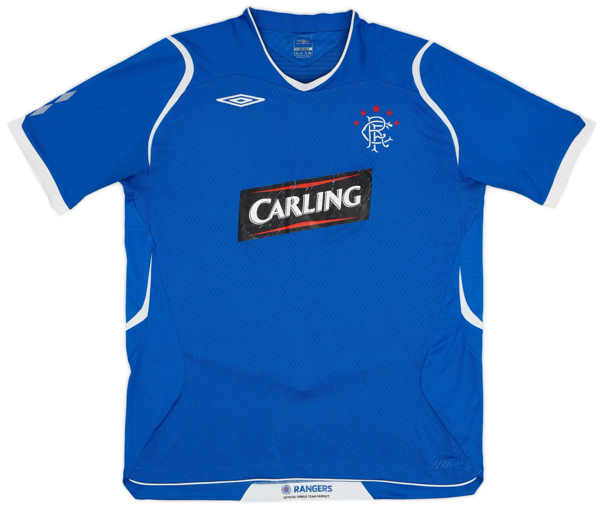 Umbro 2008-09 Rangers Home Shirt - 6/10 - (XL)