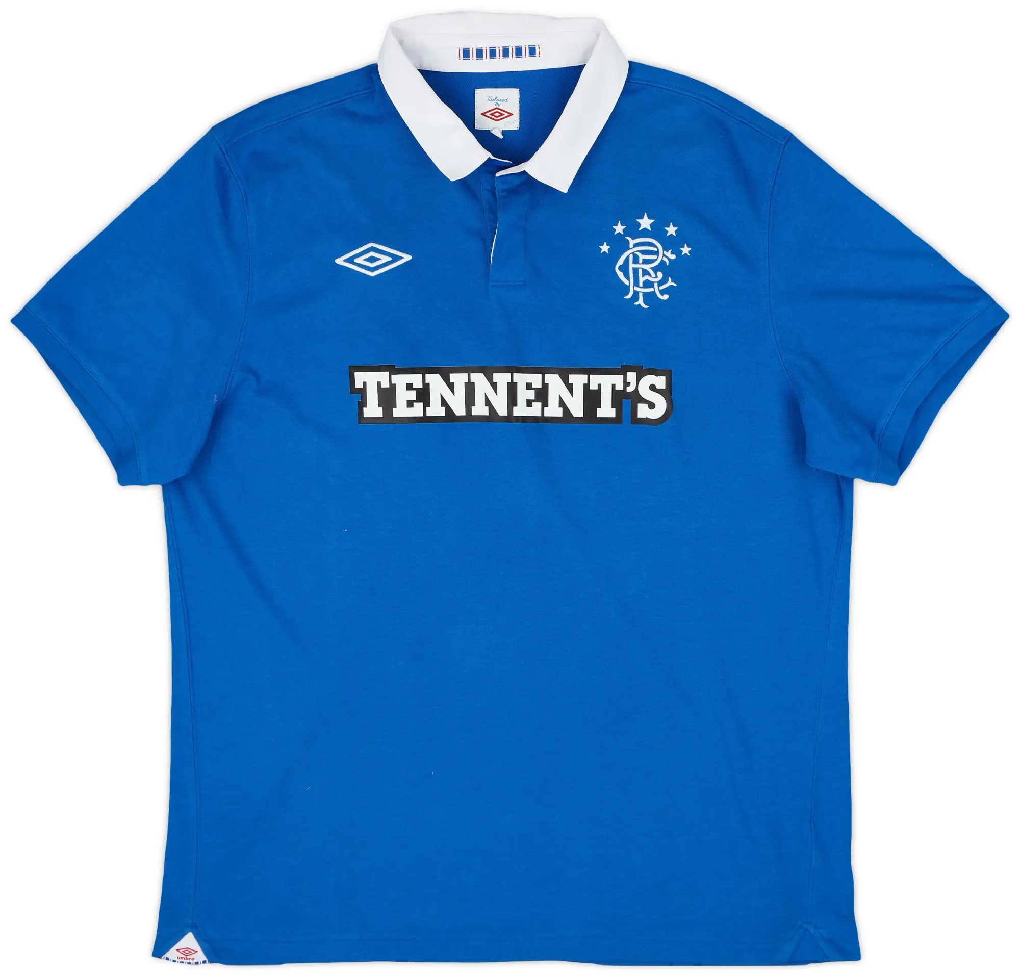 Umbro 2010-11 Rangers Home Shirt - 9/10 - (XL)