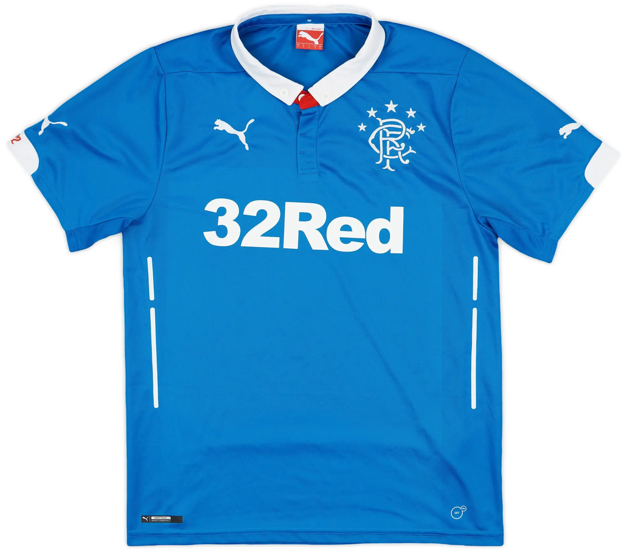 Puma 2014-15 Rangers Home Shirt - 9/10 - (L)