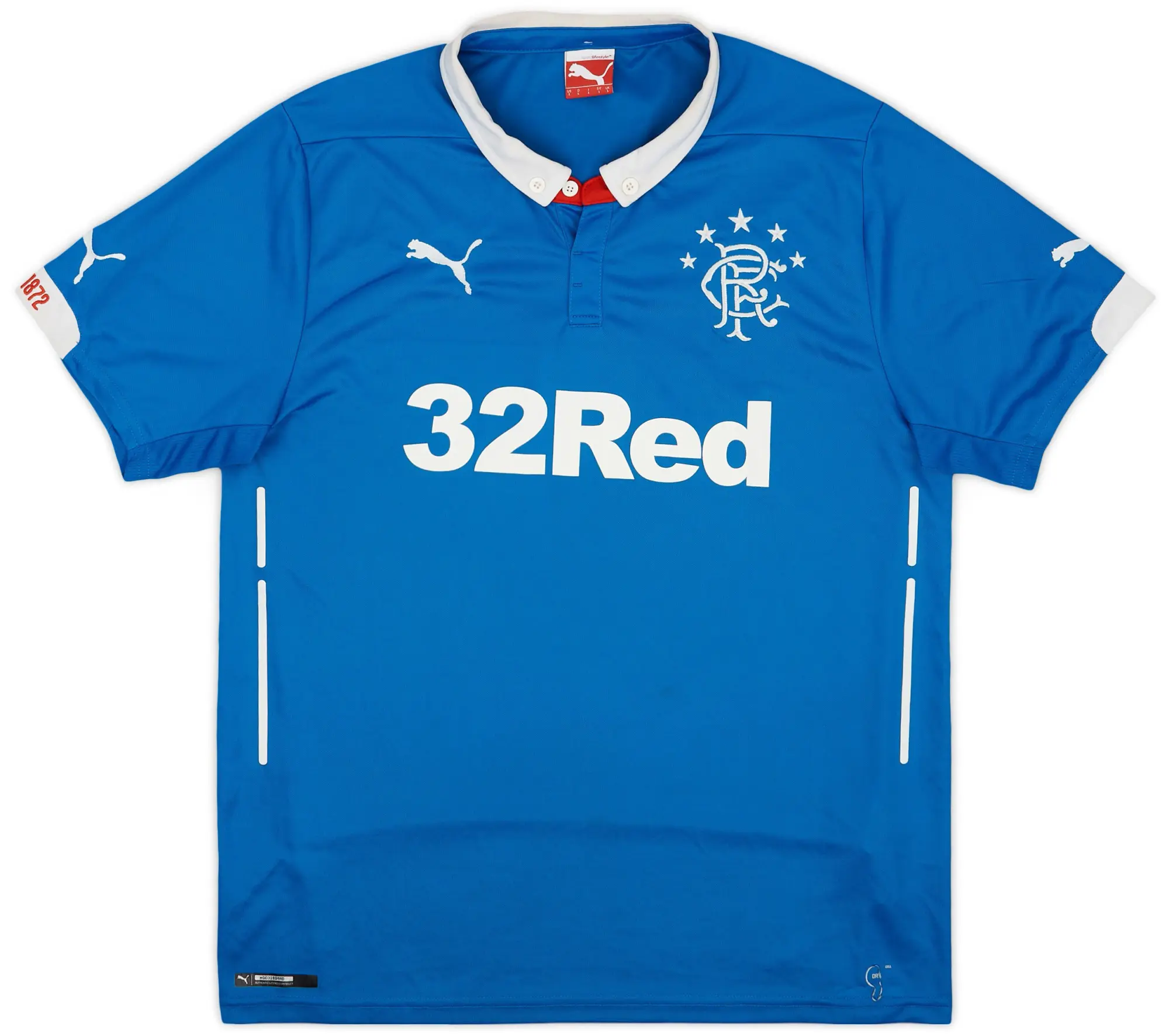 Puma 2014-15 Rangers Home Shirt - 7/10 - (L)