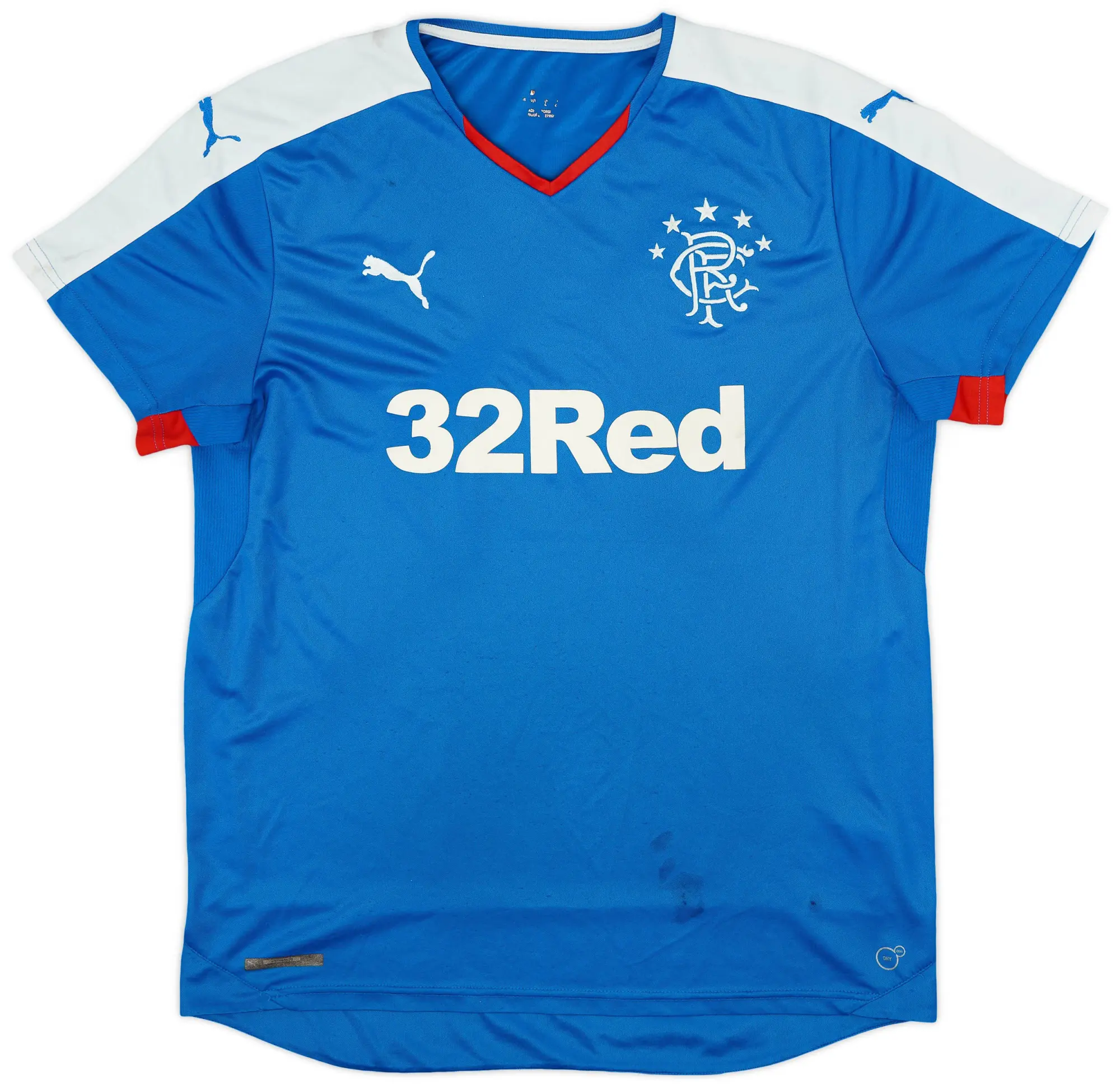 Puma 2015-16 Rangers Home Shirt - 5/10 - (L)