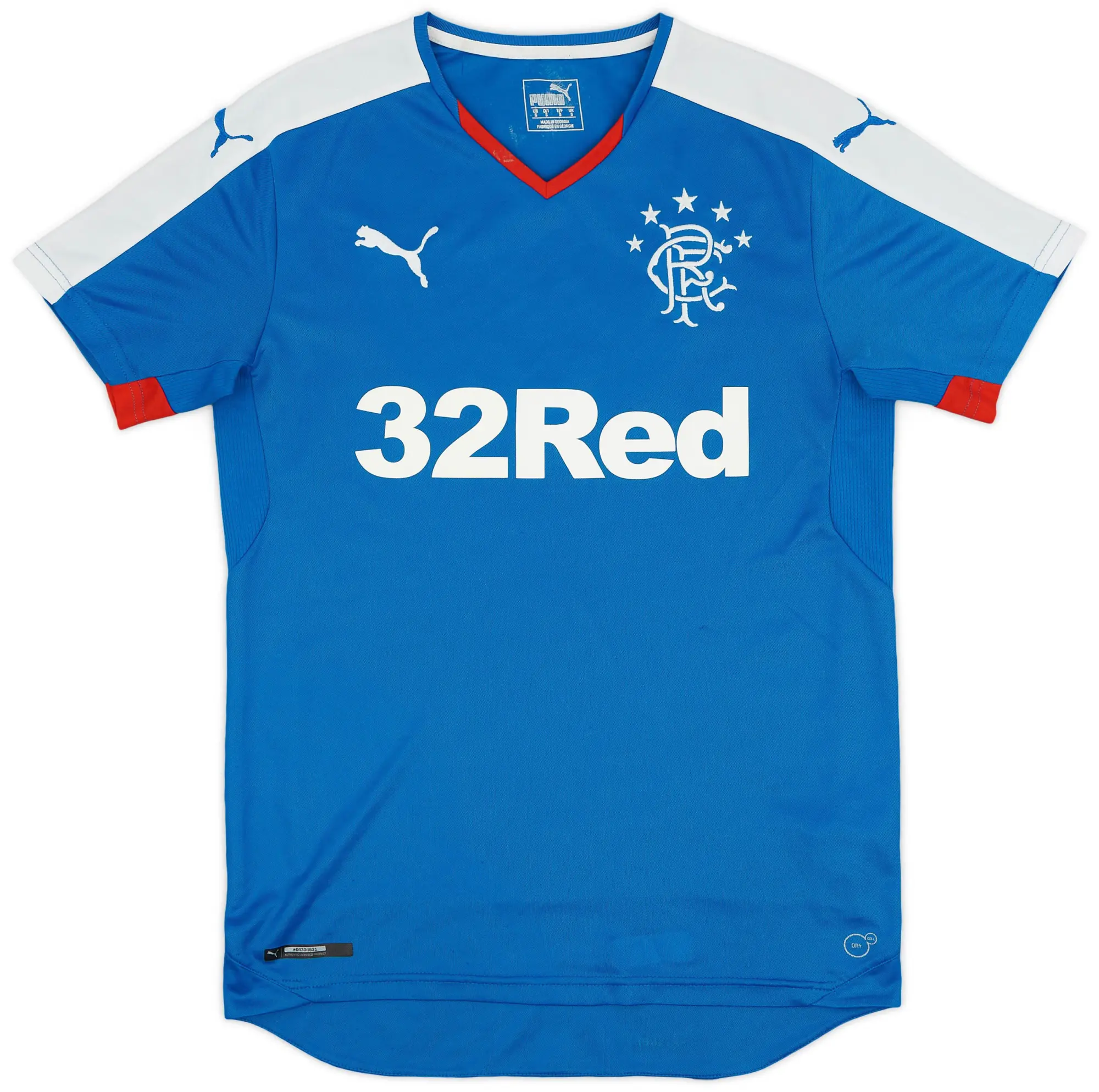 Puma 2015-16 Rangers Home Shirt - 8/10 - (S)