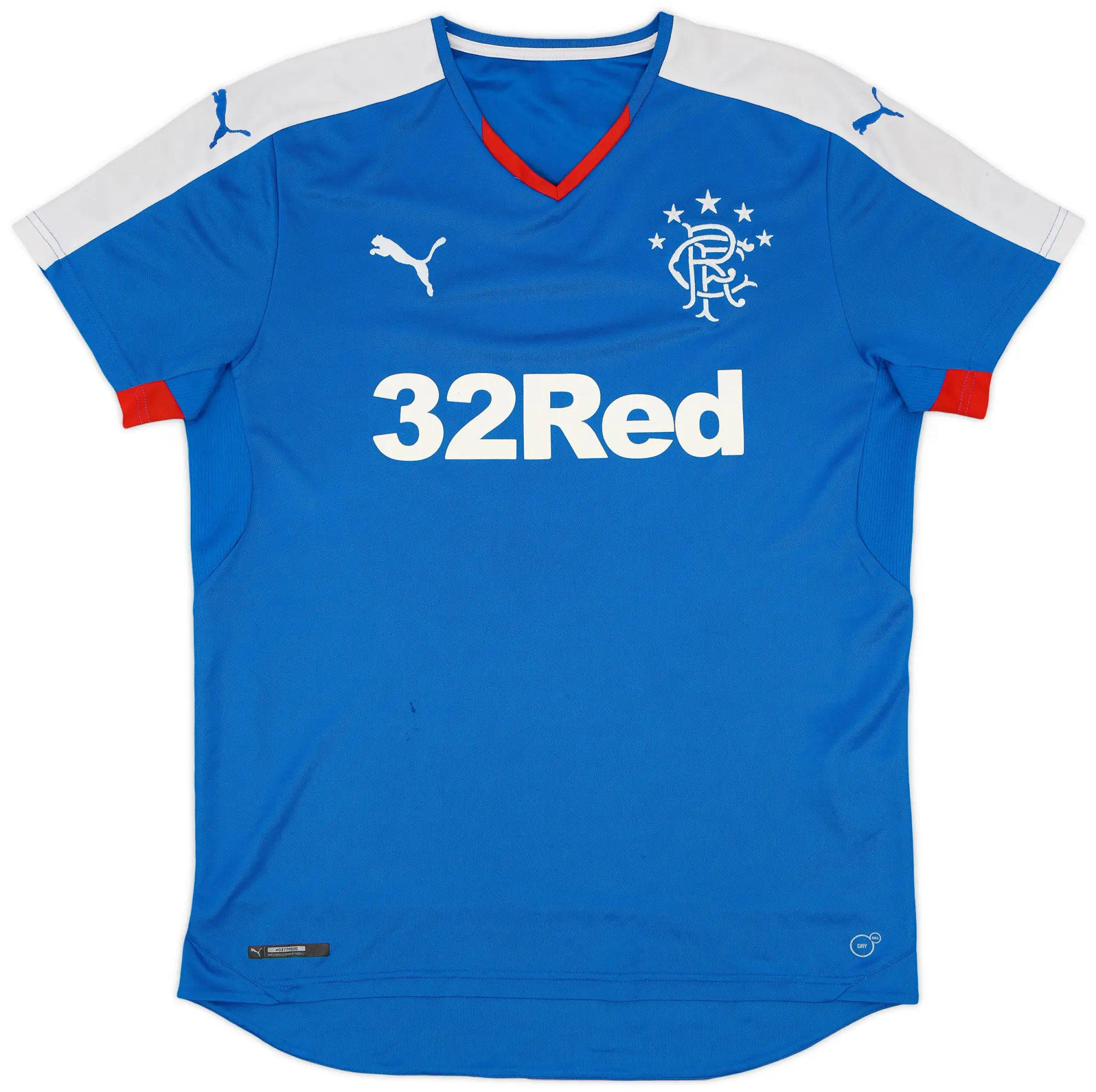 Puma 2015-16 Rangers Home Shirt - 6/10 - (L)