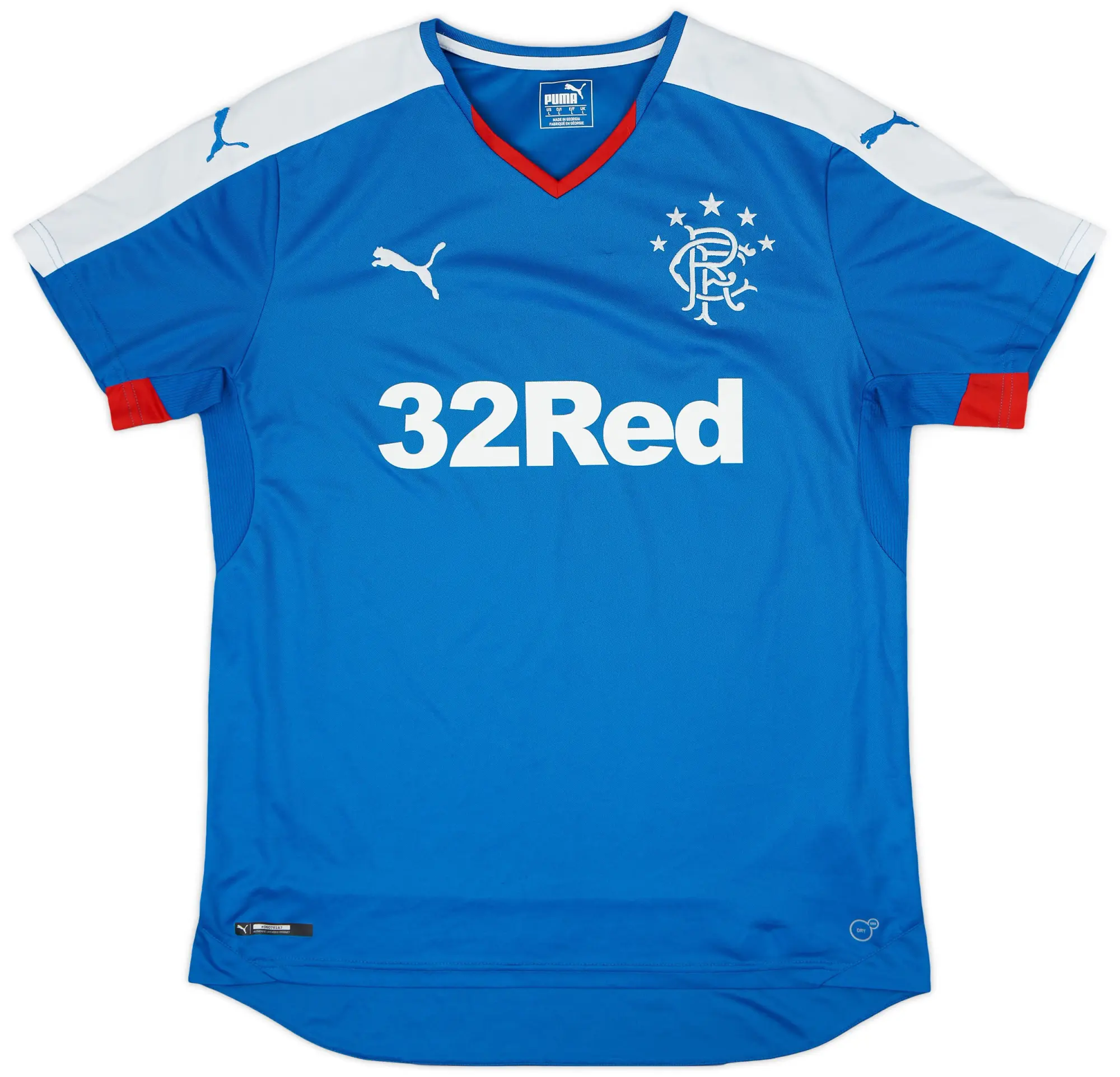 Puma 2015-16 Rangers Home Shirt - 5/10 - (L)