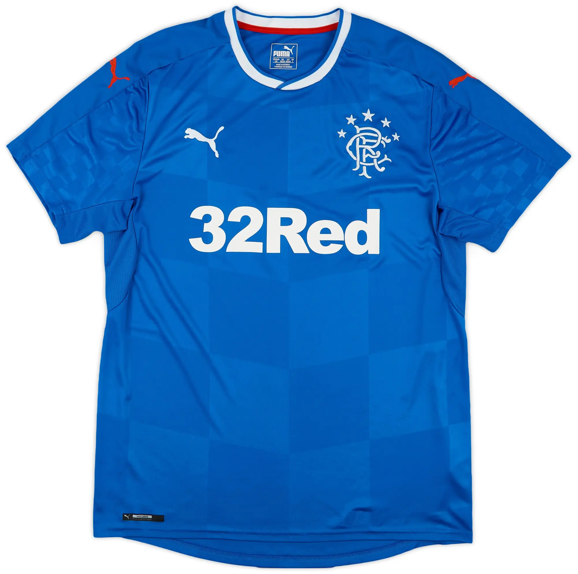 Puma 2016-18 Rangers Home Shirt - 10/10 - (L)