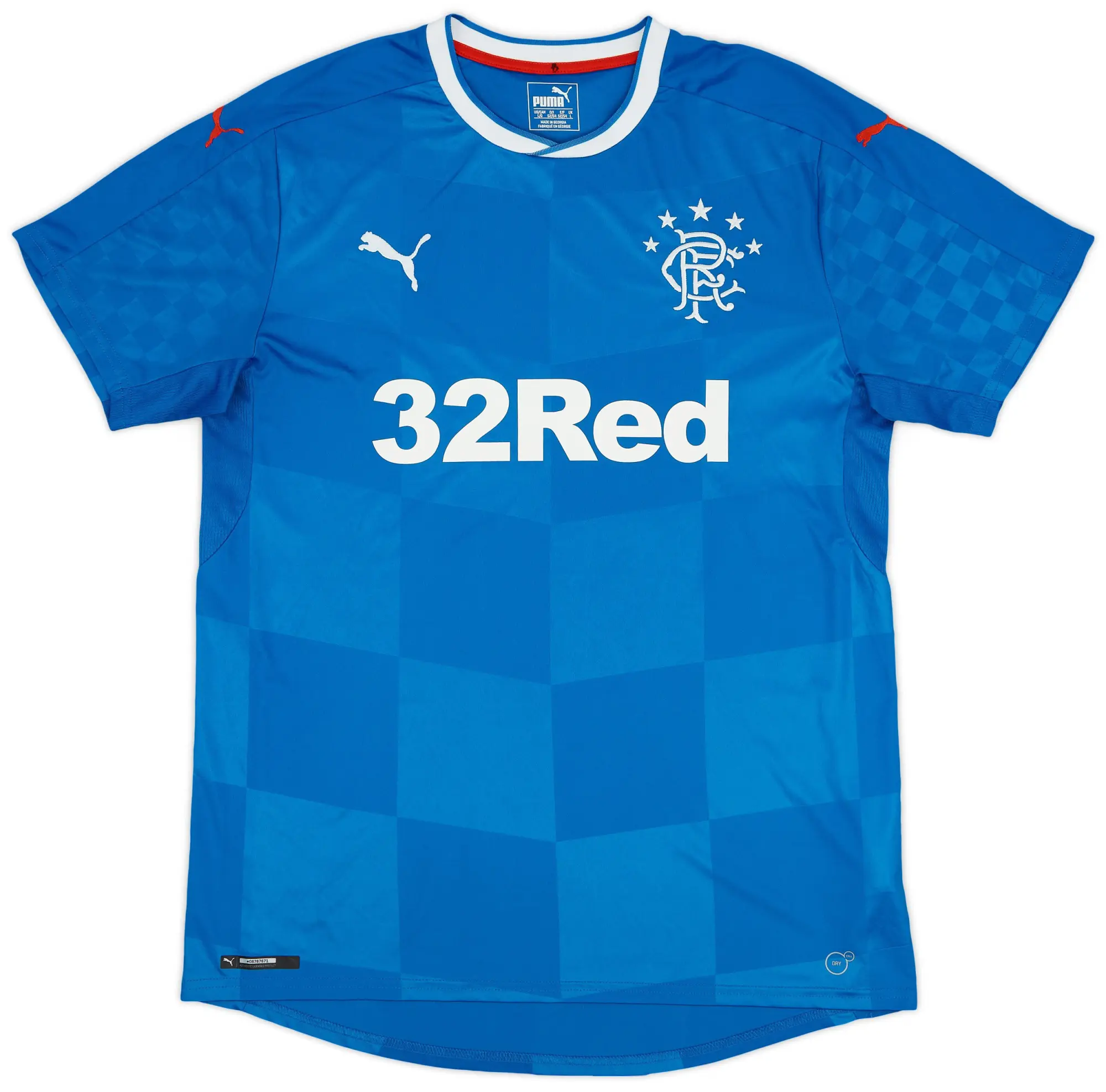 Puma 2016-18 Rangers Home Shirt - 9/10 - (L)