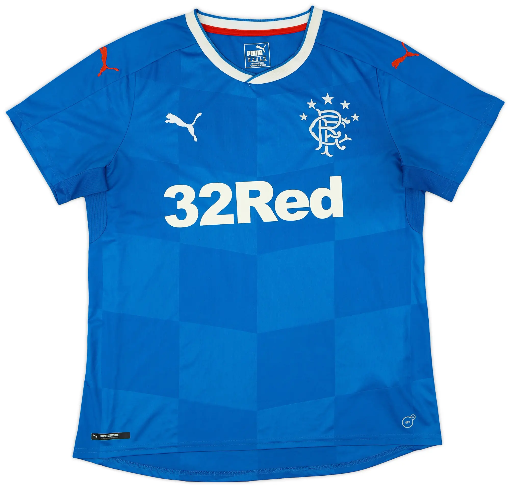 Puma 2016-18 Rangers Home Shirt - 6/10 - (Women's XL)