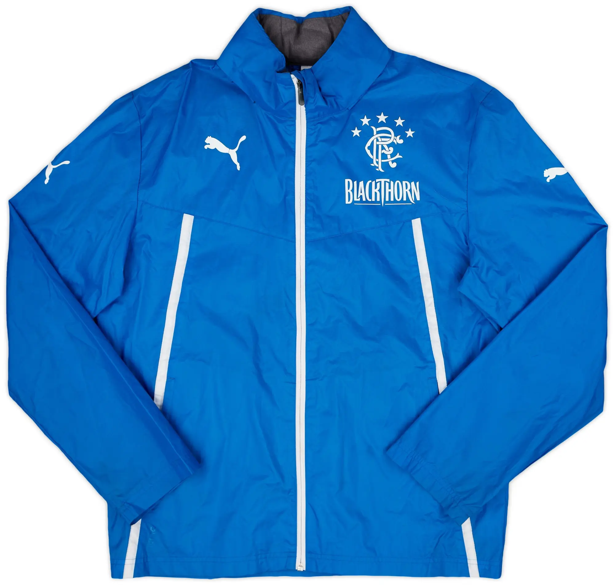 2012-13 Rangers Puma Rain Jacket - 7/10 - (M)